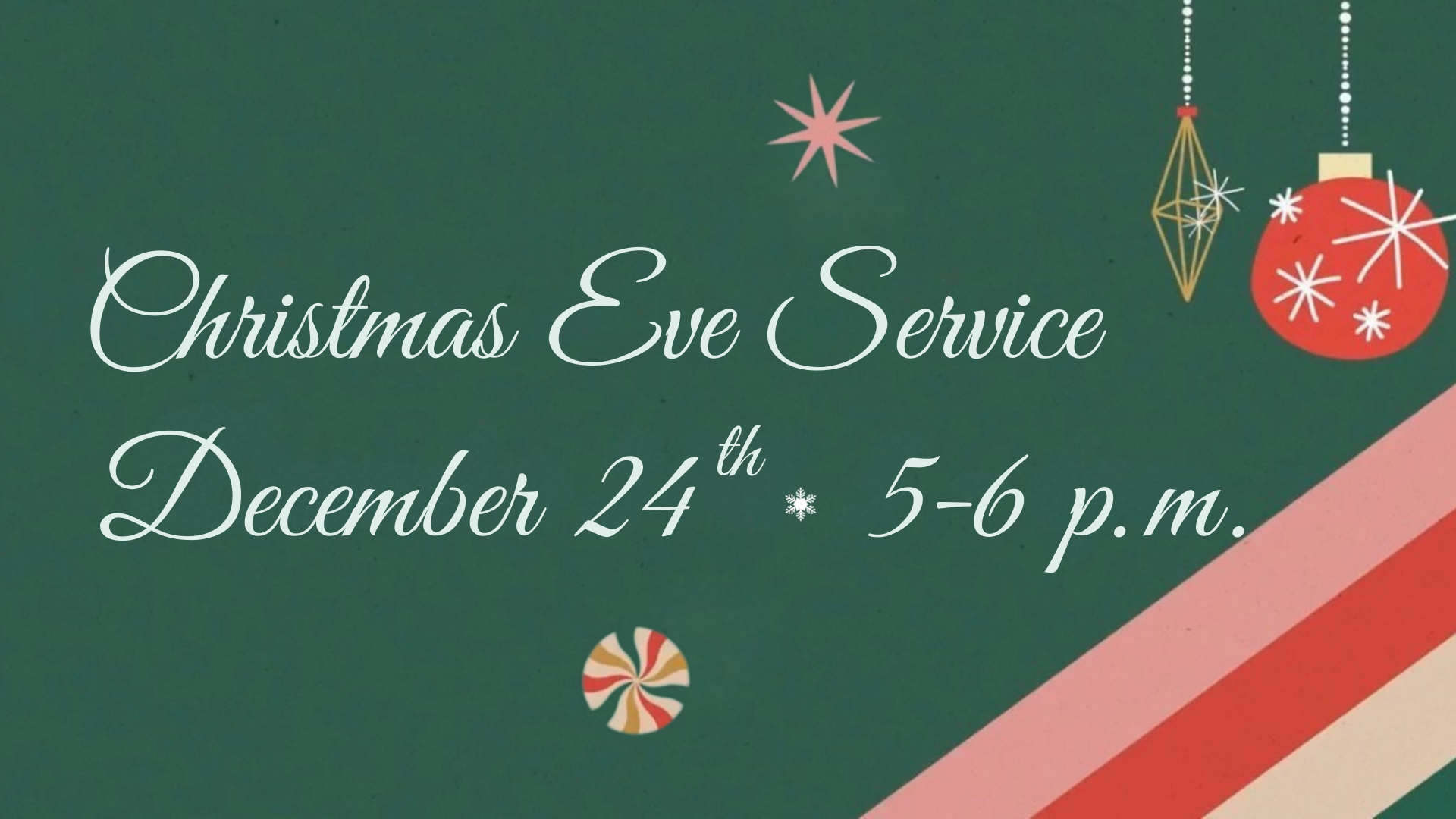 Christmas Eve Service at Northwoods Church 