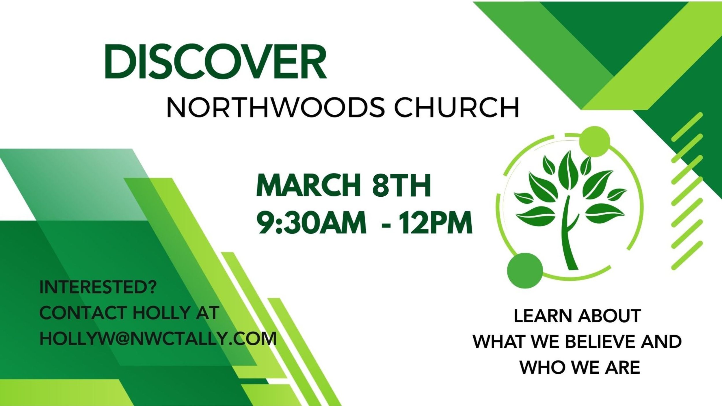 Discover Northwoods Class - Sunday, March 8th