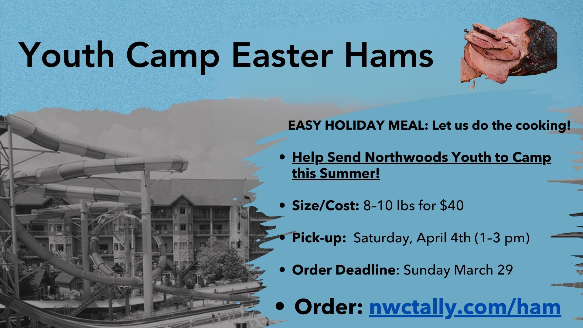 Student Ministry Easter Ham Sale