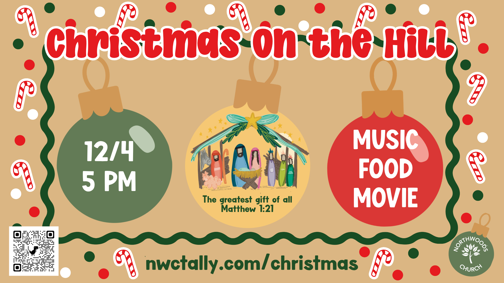 Christmas on the Hill - Friday, December 4th @ 5 p.m.