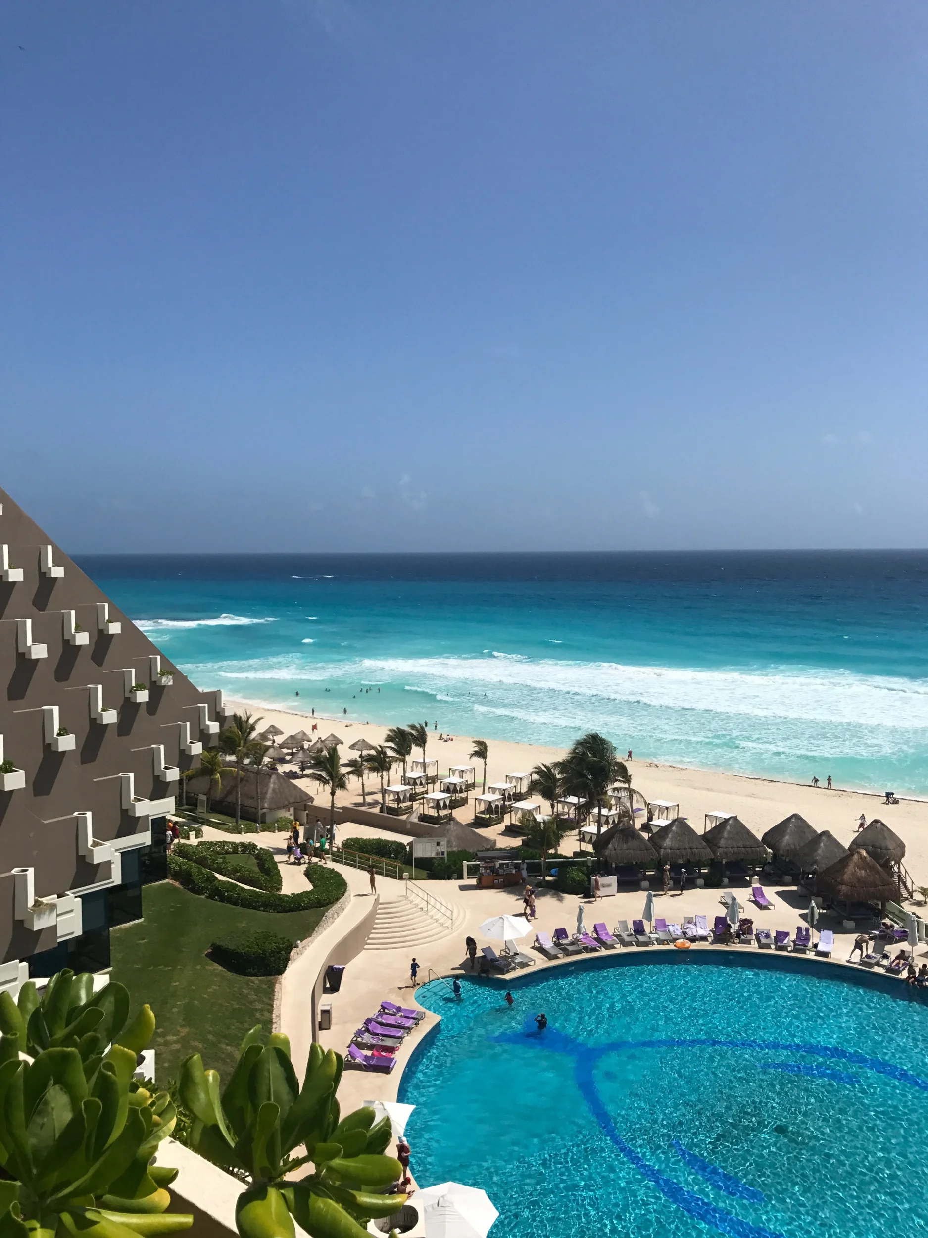 Ocean view from balcony