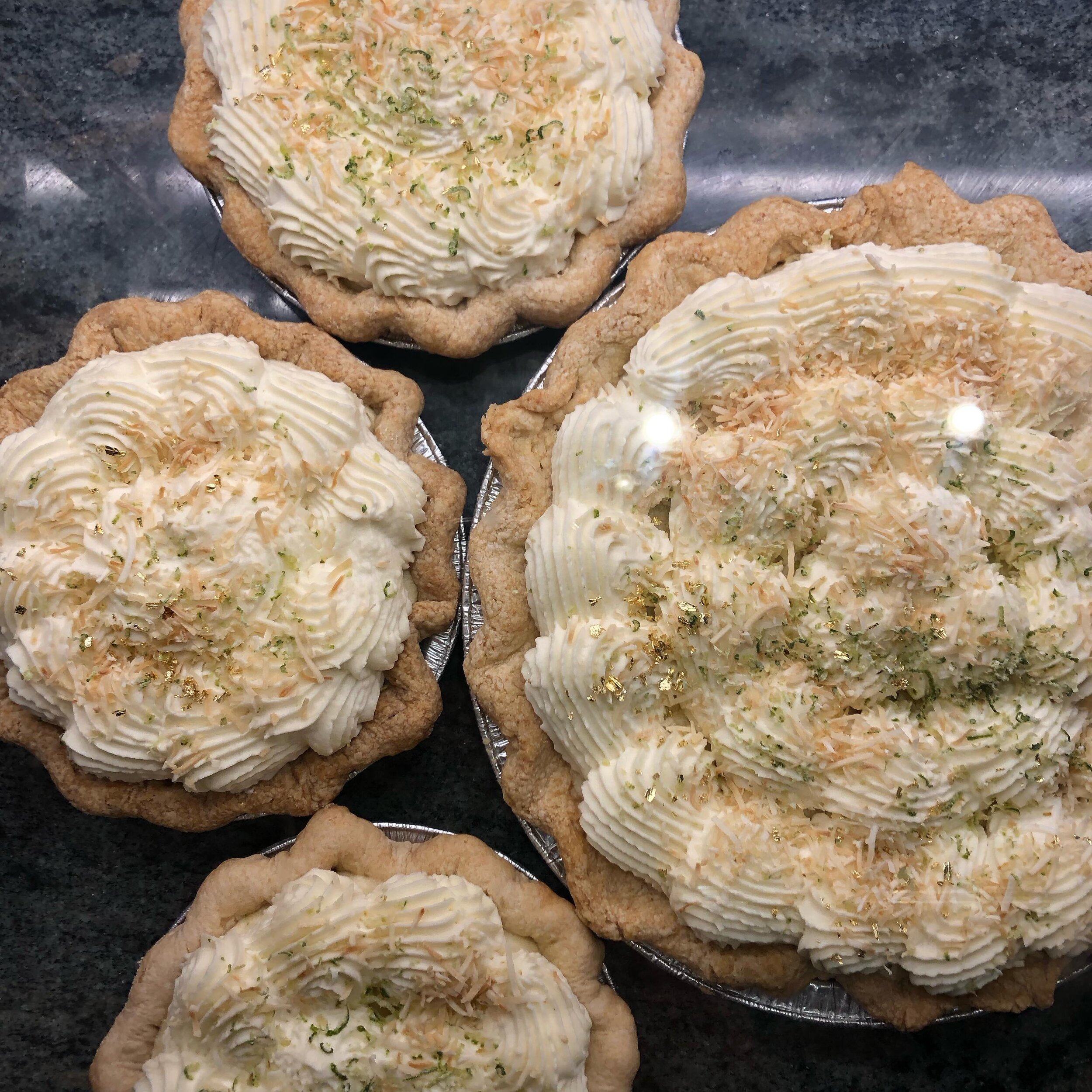 Coconut Cream Pie Alert!!! 

We&rsquo;ve got one 10&rdquo; and nine 6&rdquo; of our coconut cream pies available for pick up this Saturday, Feb 17th! We&rsquo;ll be open 10am-6pm for pie pick-up! 

Reminder our storefront is open during road construc