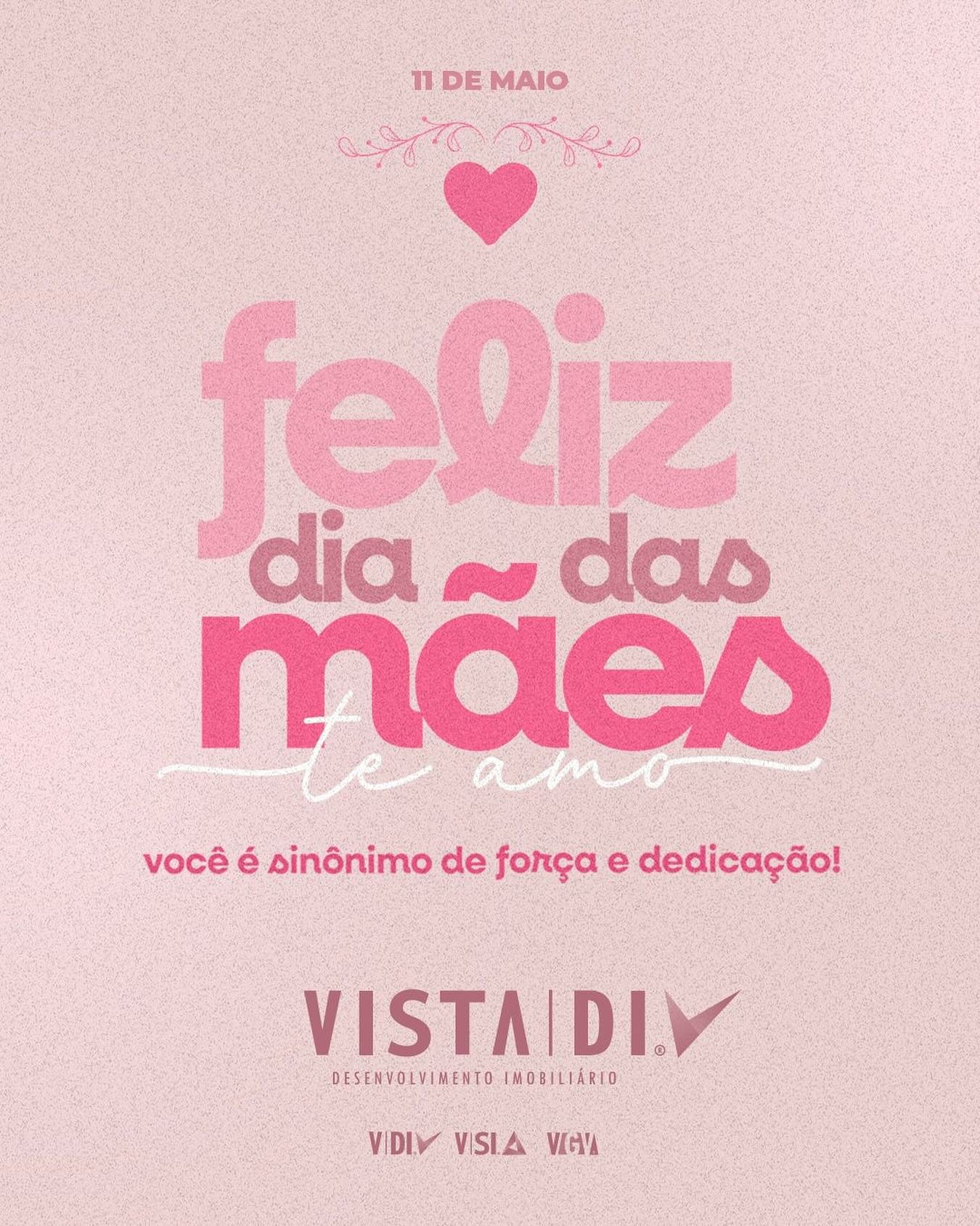 M&atilde;e, palavra pequena, mas com um amor que n&atilde;o cabe no peito, sin&ocirc;nimo de for&ccedil;a e dedica&ccedil;&atilde;o. No Dia das M&atilde;es, celebramos aquelas que nos ensinaram o significado de for&ccedil;a, carinho e coragem. Que o 