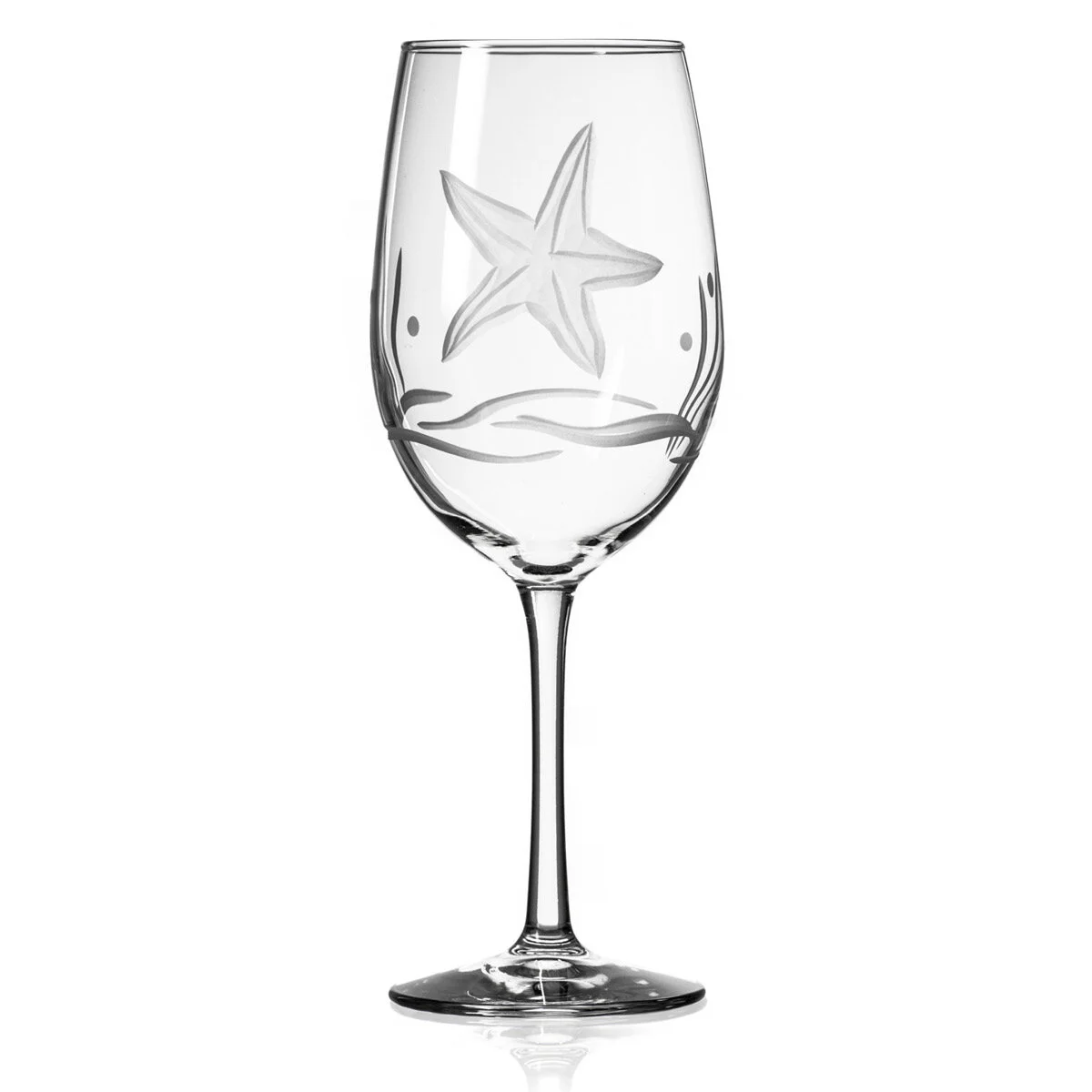 Starfish White Wine 12oz Glasses | Set of 4