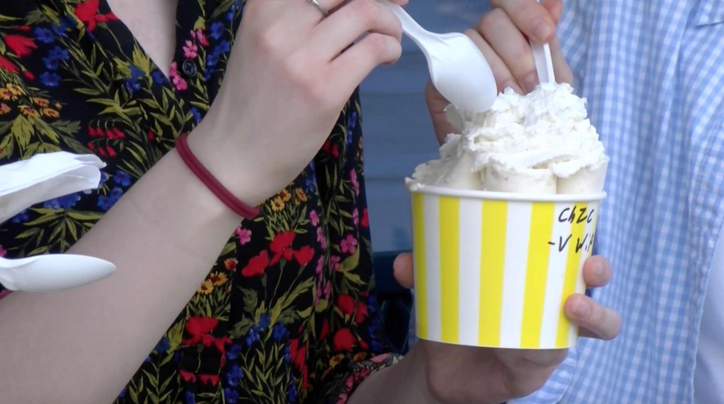 Ice Slice sells gourmet rolled ice cream.