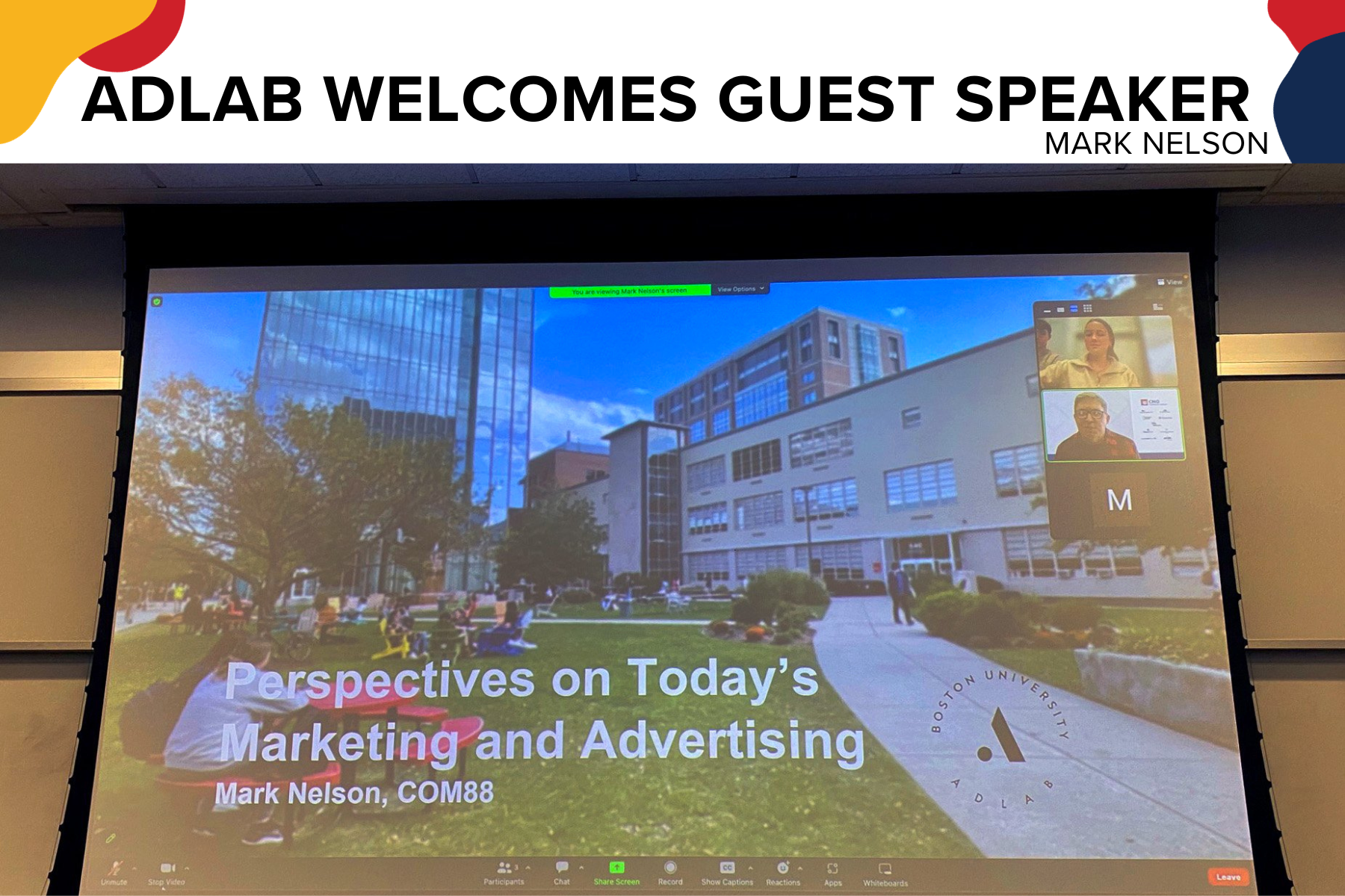 AdLab Welcomes Guest Speaker Mark Nelson