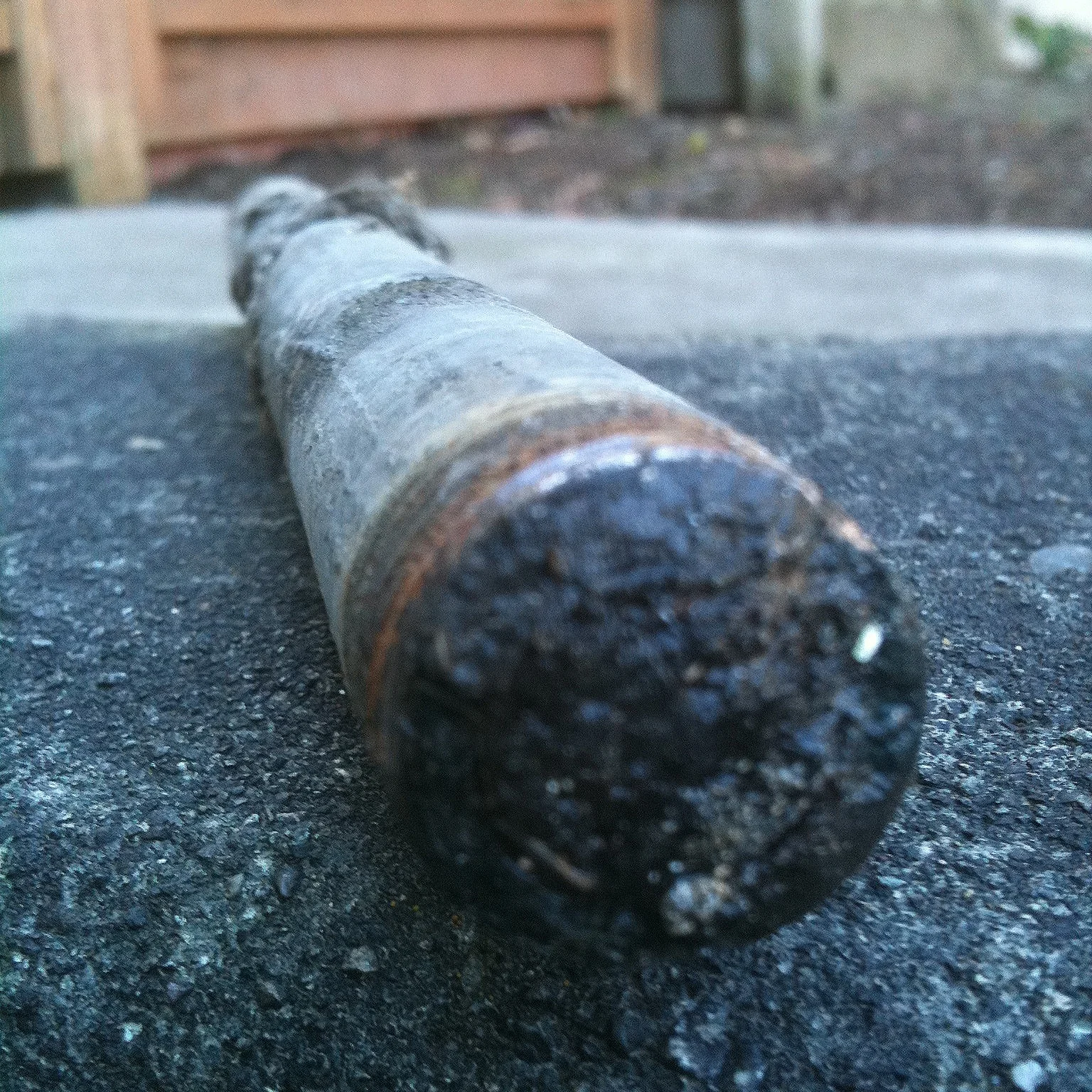 Some galvanized pipes are so filled with rust, scale and sediment that one wonders how water ever got through the pipe at all!