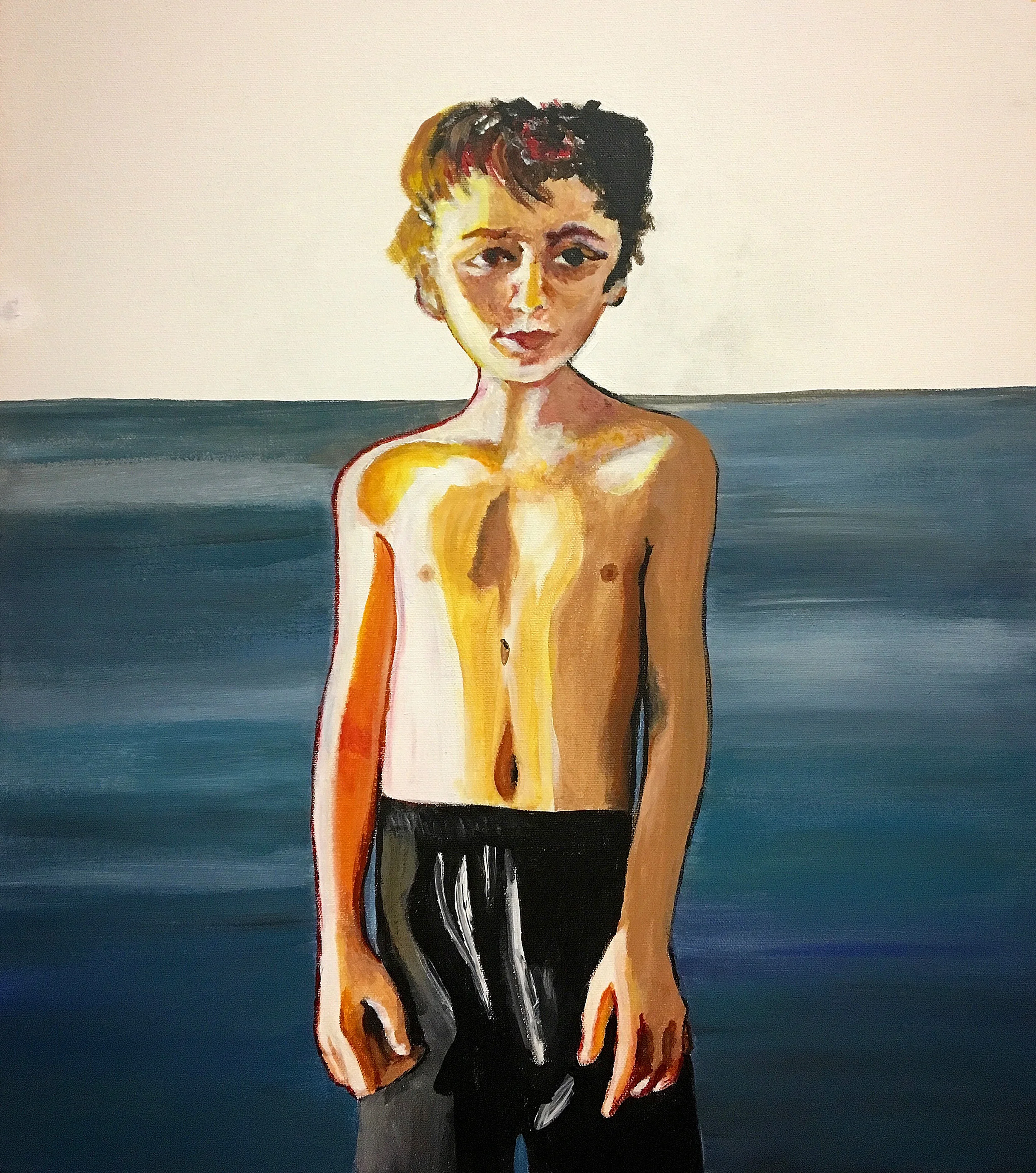 ELIE 18” × 24" — acrylic on canvas, 2019