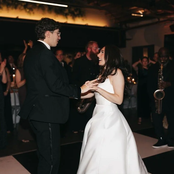 There&rsquo;s something so special about nights like these&mdash;white linens glowing under candlelight, chandeliers reflecting every smile, and a dance floor that invites everyone to celebrate. We are endlessly grateful for the love, joy, and beauti