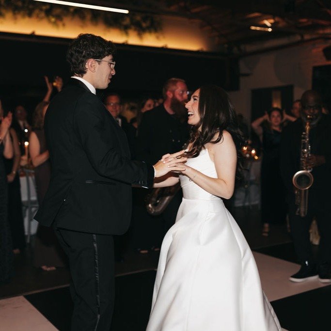 There&rsquo;s something so special about nights like these&mdash;white linens glowing under candlelight, chandeliers reflecting every smile, and a dance floor that invites everyone to celebrate. We are endlessly grateful for the love, joy, and beauti