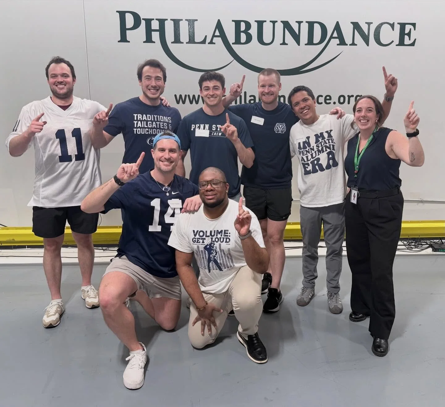 We brought a little bit of Happy Valley to the heart of Philly tonight! We are @philabundance!