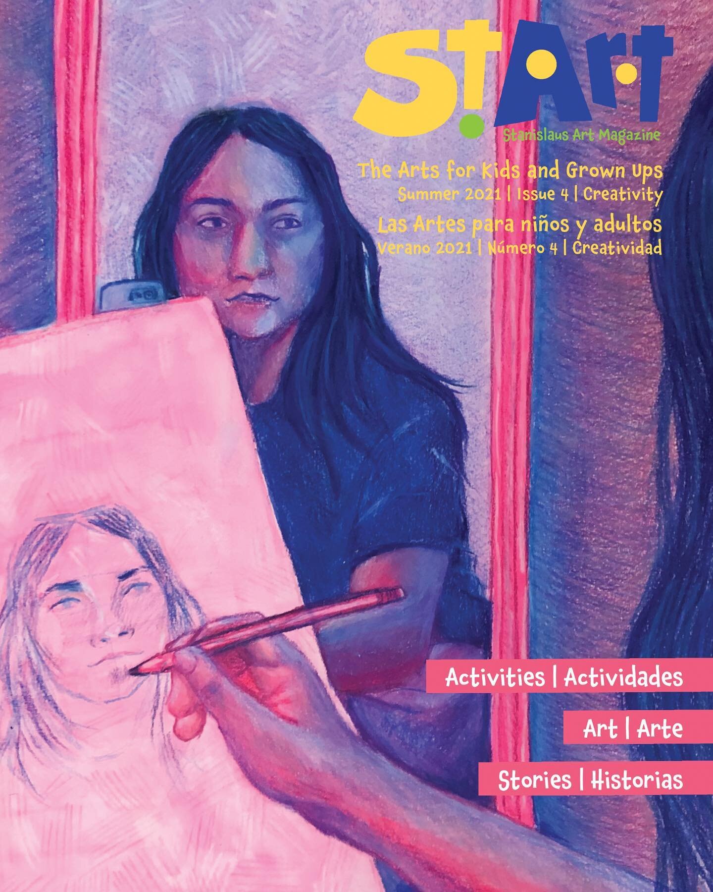 Cover reveal! Our upcoming issue will be about creativity and self expression. The cover art is by CVHS art student Itzel Guzman, called Selfie Self Portrait. Order your copy now for July delivery. Link in bio. 

#StanislausArtMagazine #StanislausCou
