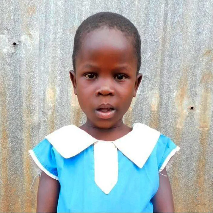 Kisakye Joy is in top class (the equivalent of kindergarten) and lives with her father. Her mother is dead. Her father has no permanent job, but he sometimes digs for people in the community to earn some money. She loves to sing. Her favorite foods are rice and meat.CHILD ID: I-251 GENDER: Female BIRTHDAY: May 30, 2014