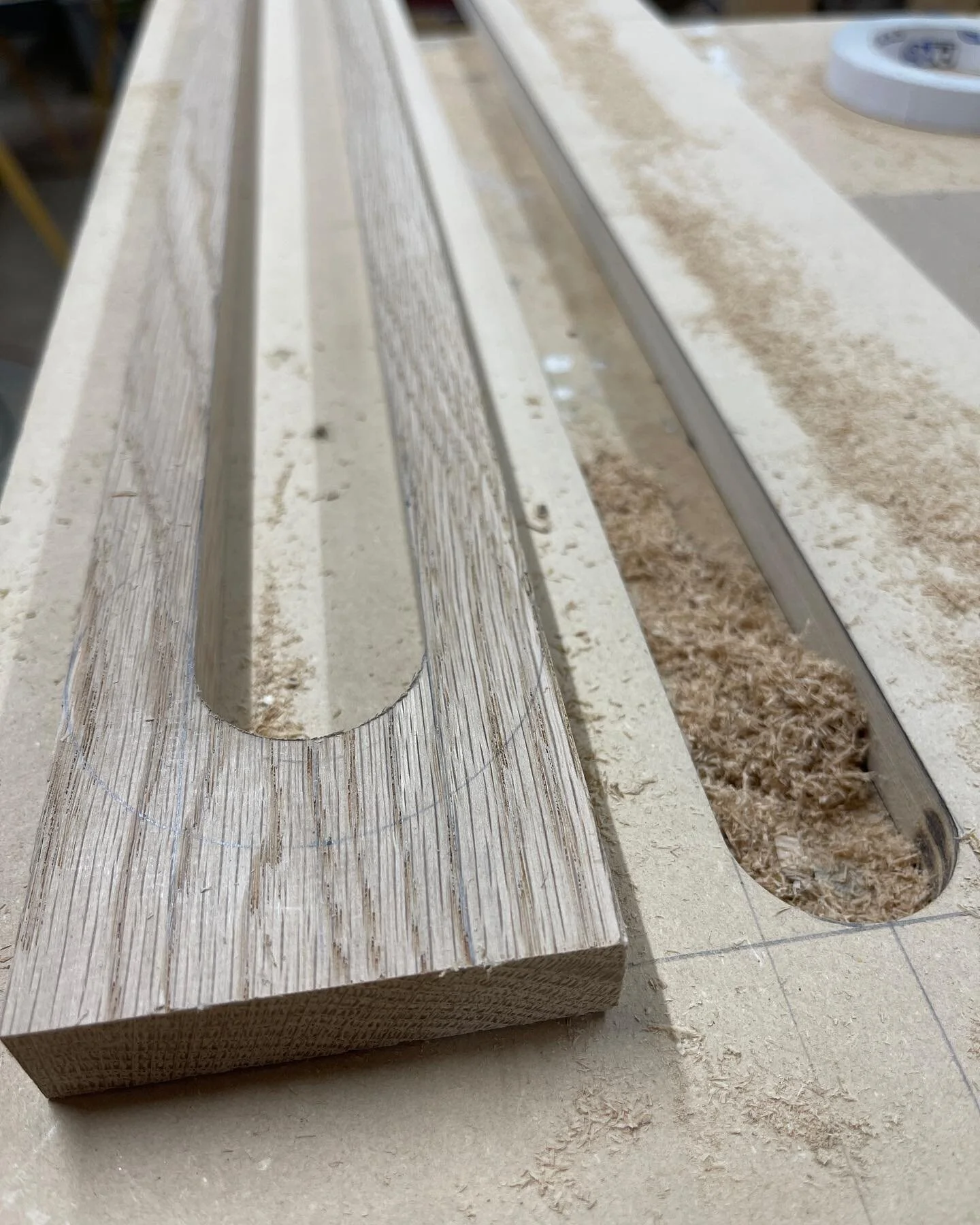 #cordmanagement #template #router #whiteoak #mdf #process