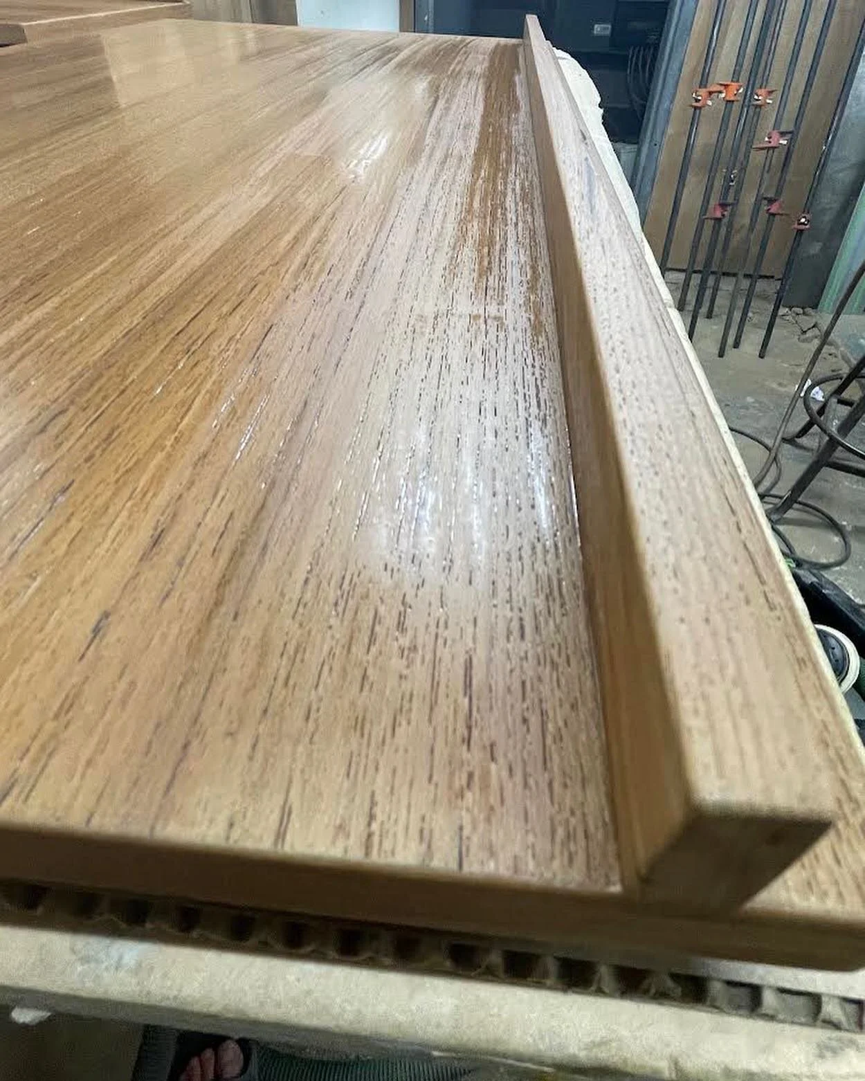 Teak Doors 
.
.
.
#teak #teakdoors #workshop #finish #drying #wood #veneer