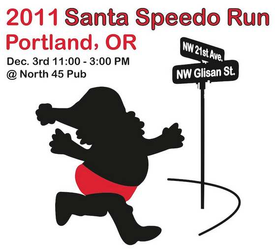 SANTA SPEEDO RUN