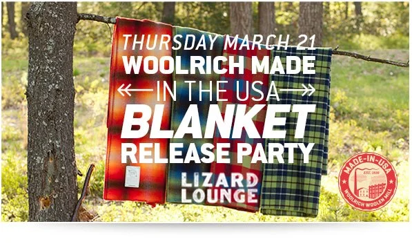 WOOLRICH RELEASE AT LIZARD LOUNGE