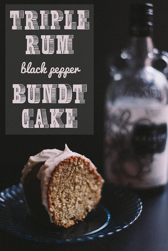 TRIPLE RUM BLACK PEPPER BUNDT CAKE
