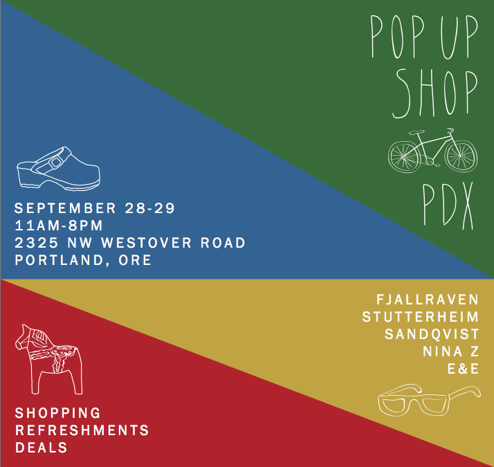 SWEDISH STYLE POP UP SHOP!