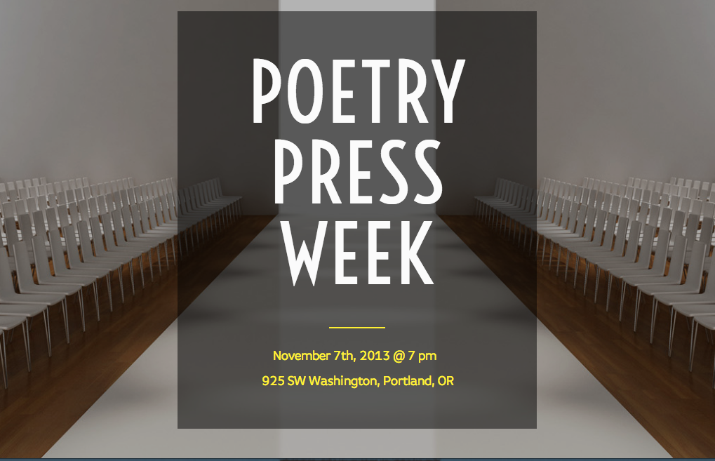 POETRY PRESS WEEK