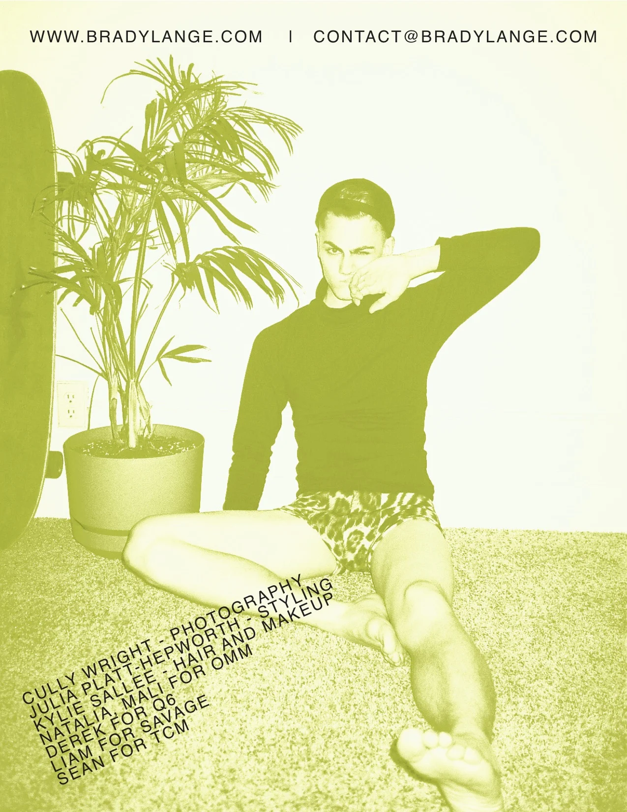 BRADY LANGE'S SPICY LOOKBOOK