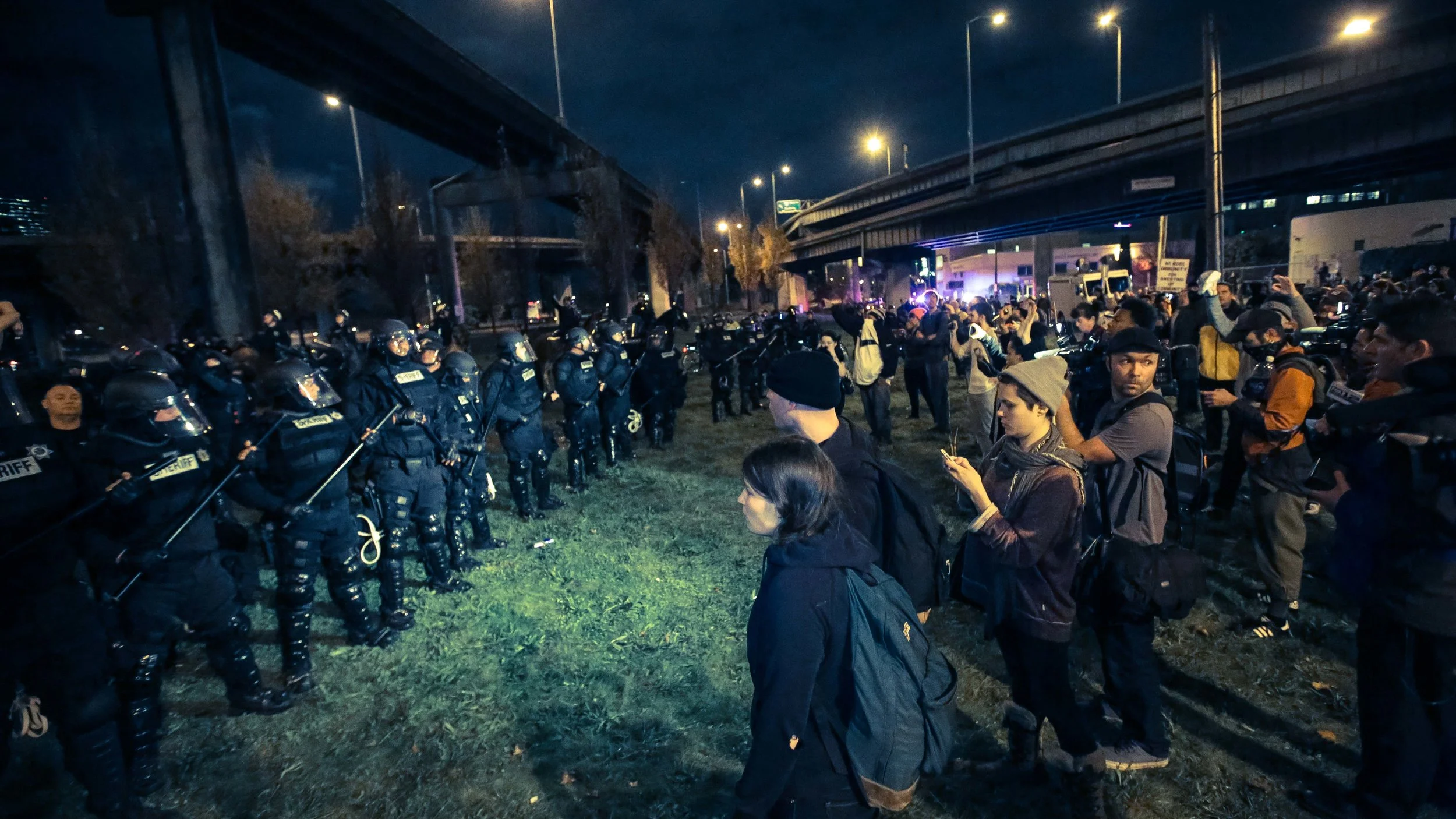 Portland erupts into chaos, just like everywhere else...