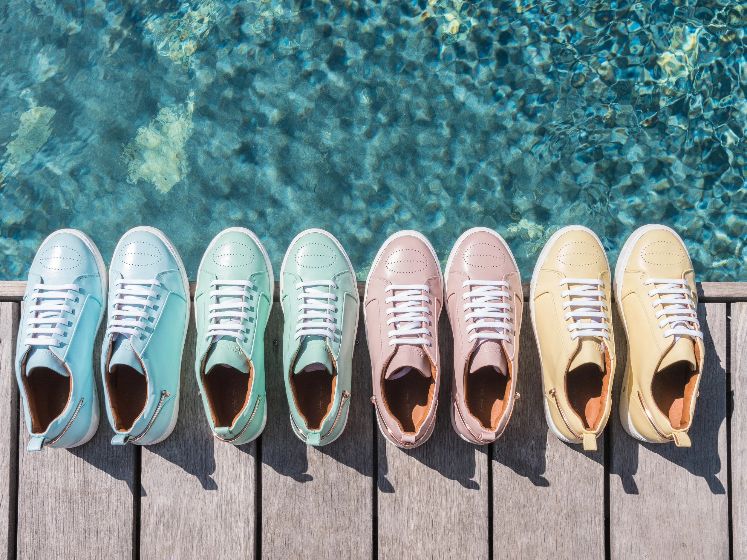 A Spring/Summer line-up of KANOVITCH, low top, sneakers crafted with love.