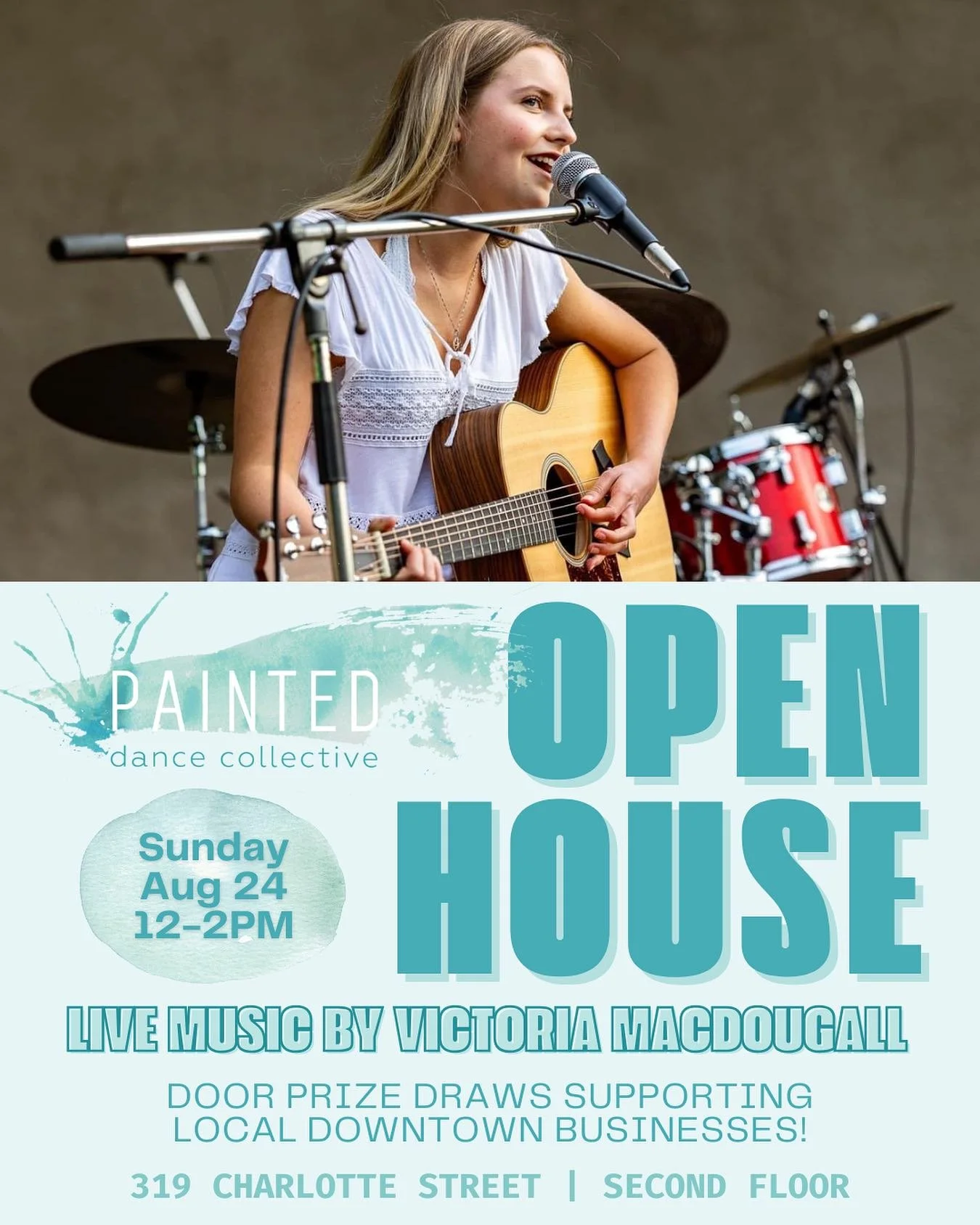 OPEN HOUSE! 🤩
Join us this Sunday August 24th for our grand opening open house event from 12-2pm.🩵

This event is FREE and the fun is for EVERYONE!

⭐️ Check out our beautiful new space! (available for rentals)
⭐️ Meet some of our staff and company