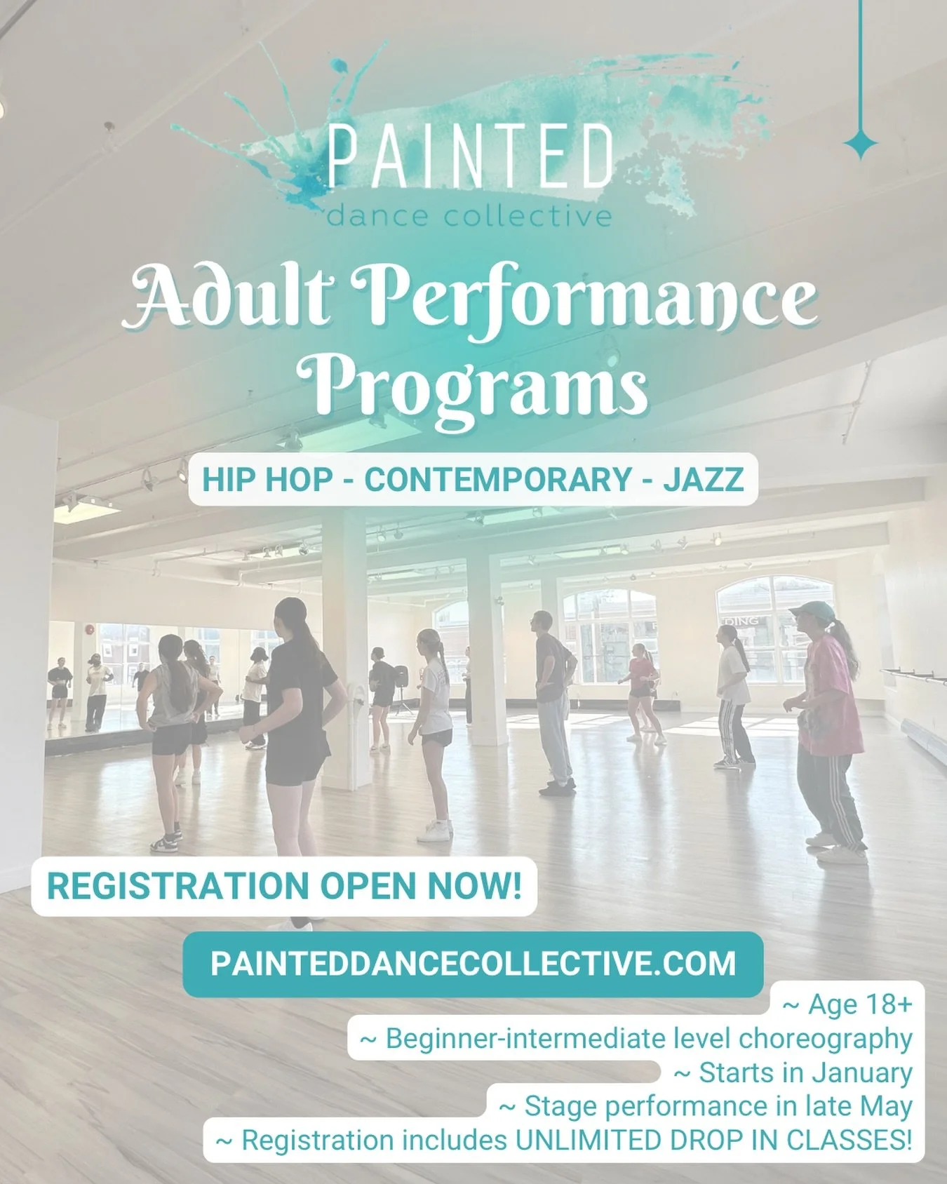 ADULT PERFORMANCE PROGRAMS 🤩
Registration open now!
Head to our website to sign up today. Link in bio 🩵

Pick your favourite style, or try &lsquo;em all! 💃
Our adult performance program is open to dancers age 18+ who want to work on a routine (or 