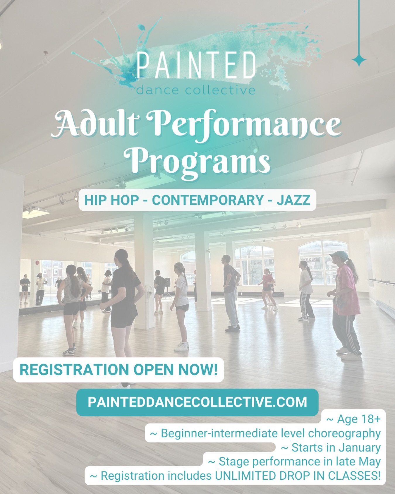 ADULT PERFORMANCE PROGRAMS 🤩
Registration open now!
Head to our website to sign up today. Link in bio 🩵

Pick your favourite style, or try &lsquo;em all! 💃
Our adult performance program is open to dancers age 18+ who want to work on a routine (or 