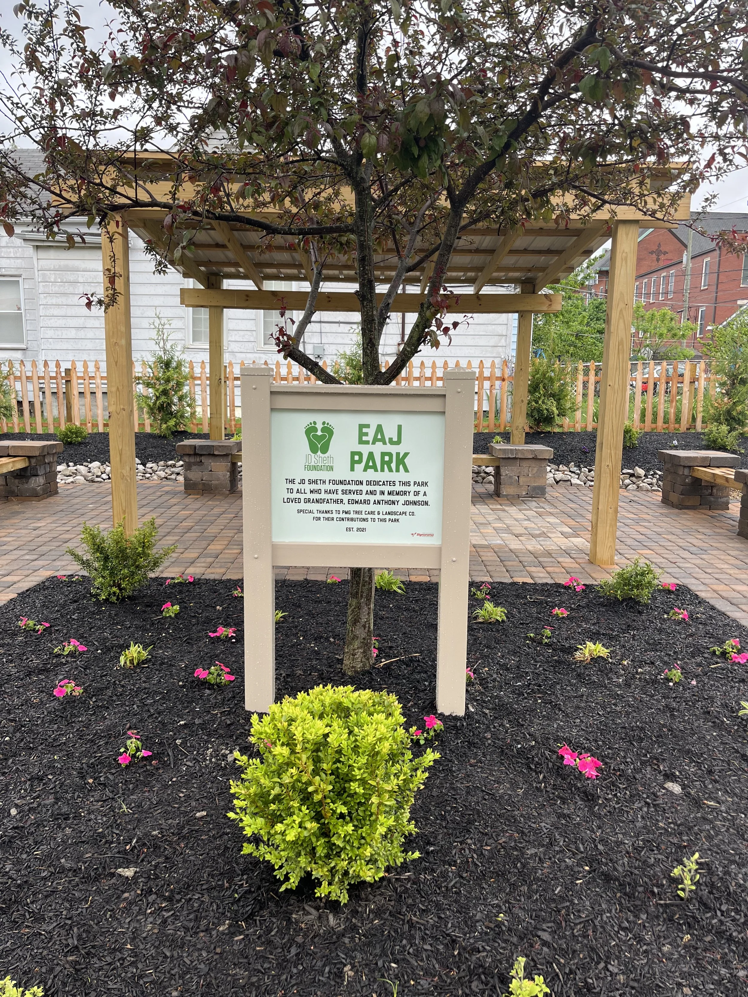 Pocket Park for Lucas Place II Veterans