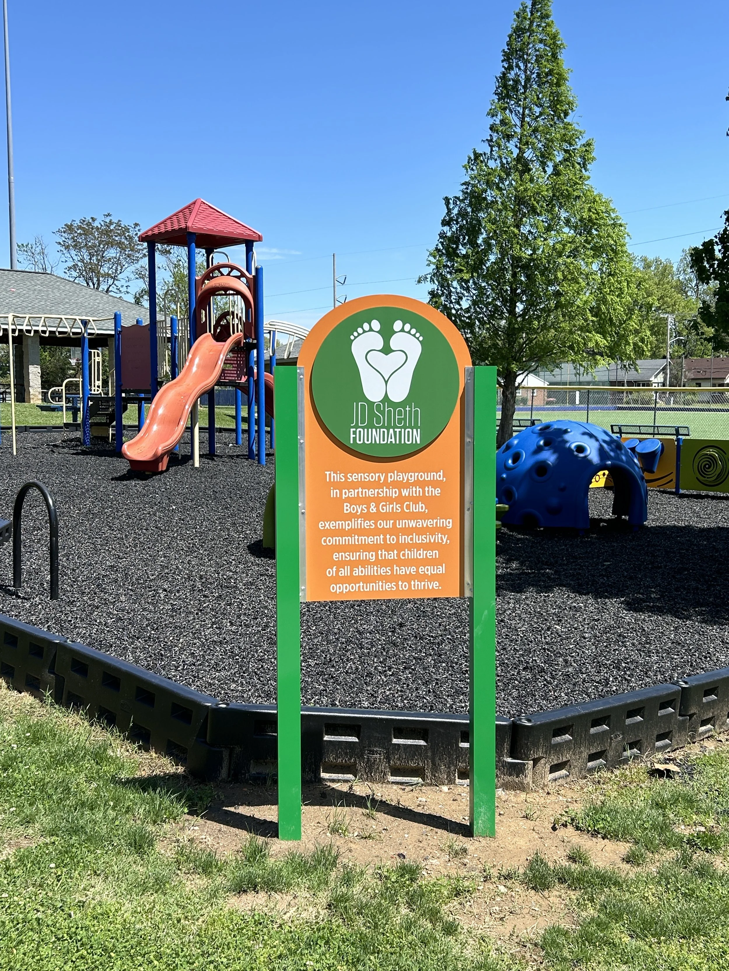 Sensory Playground for Boys &amp; Girls Club of Evansville
