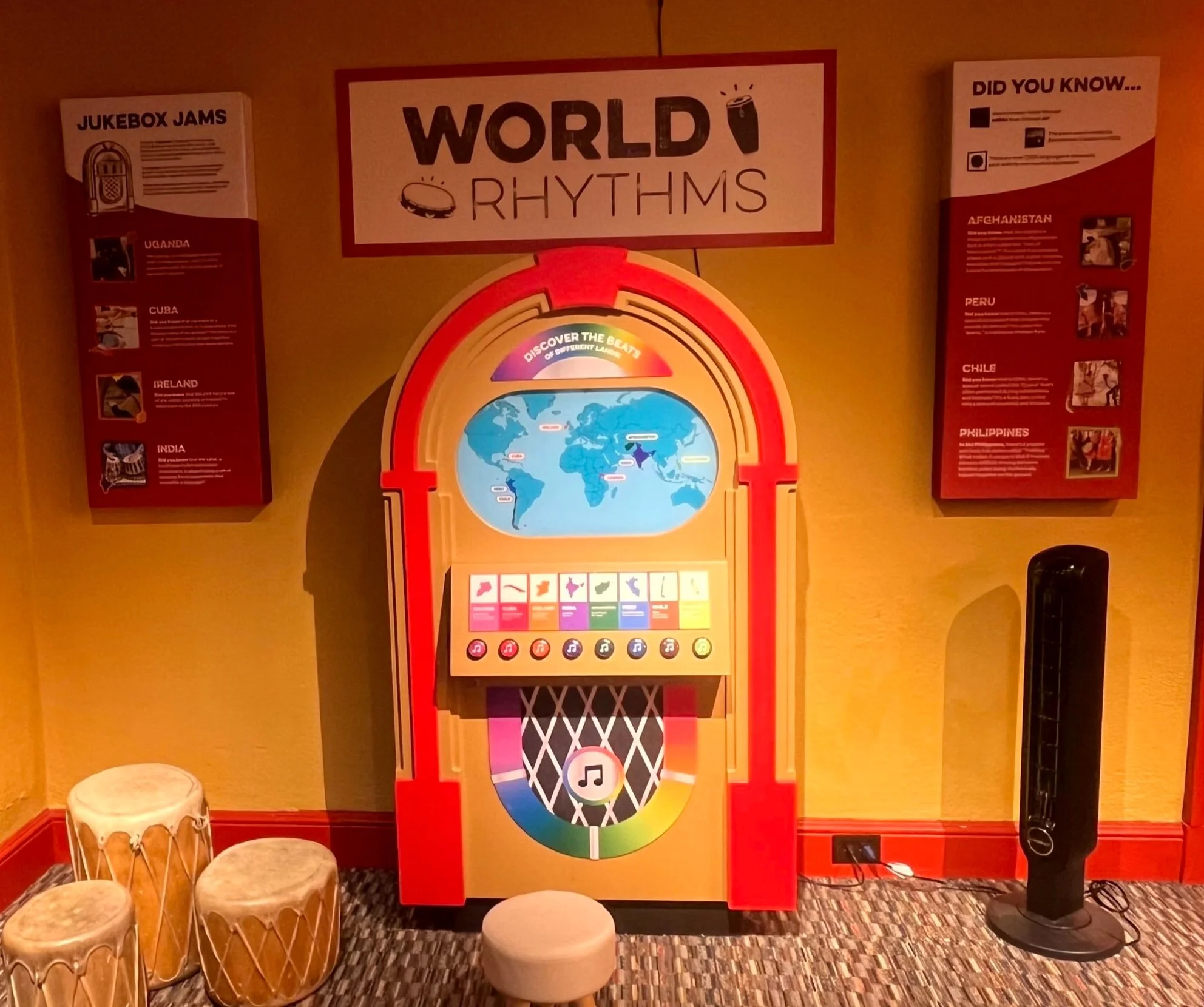 Revitalization of cMoe's World Rhythms Exhibit