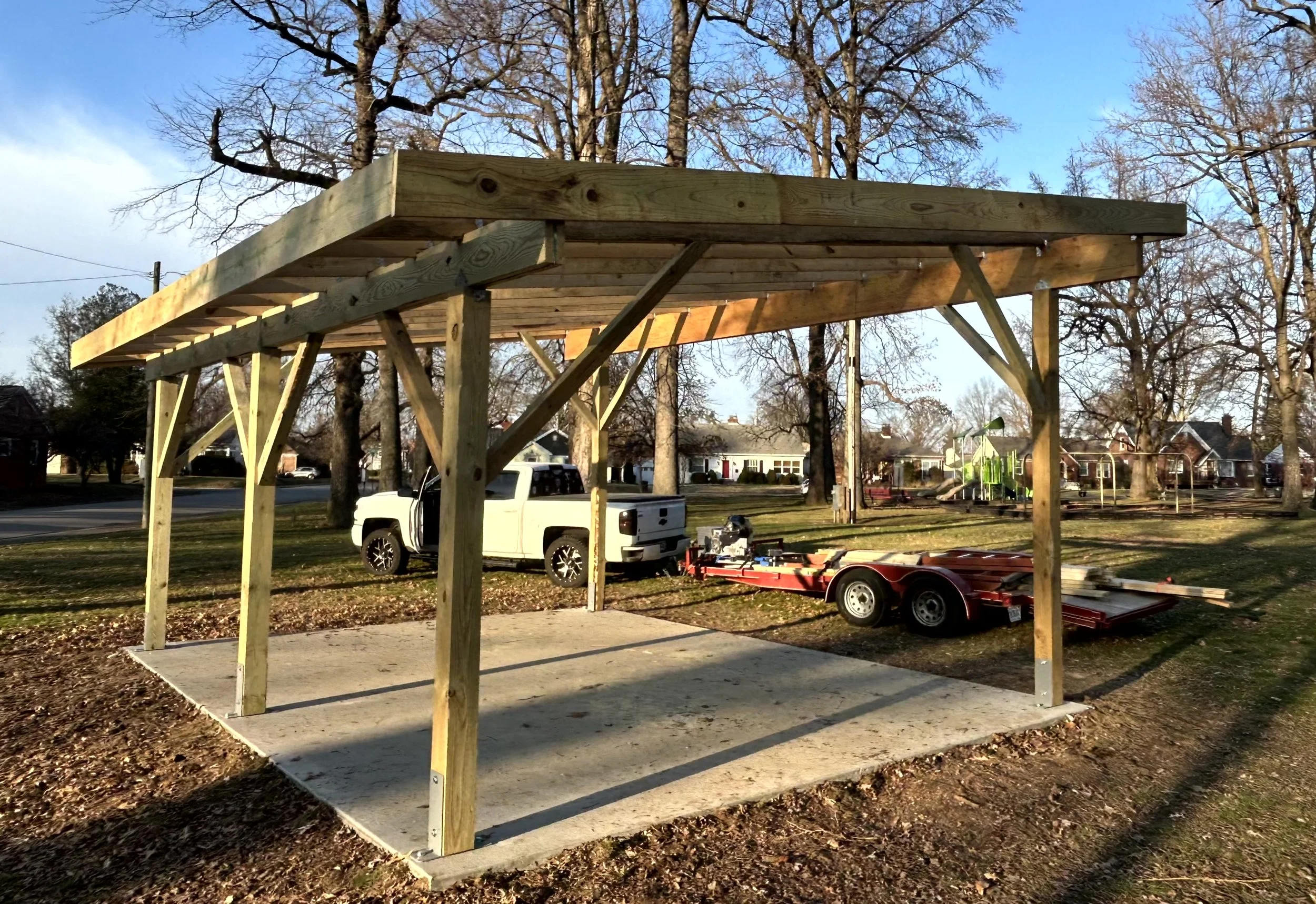 Pavilions for Evansville Parks