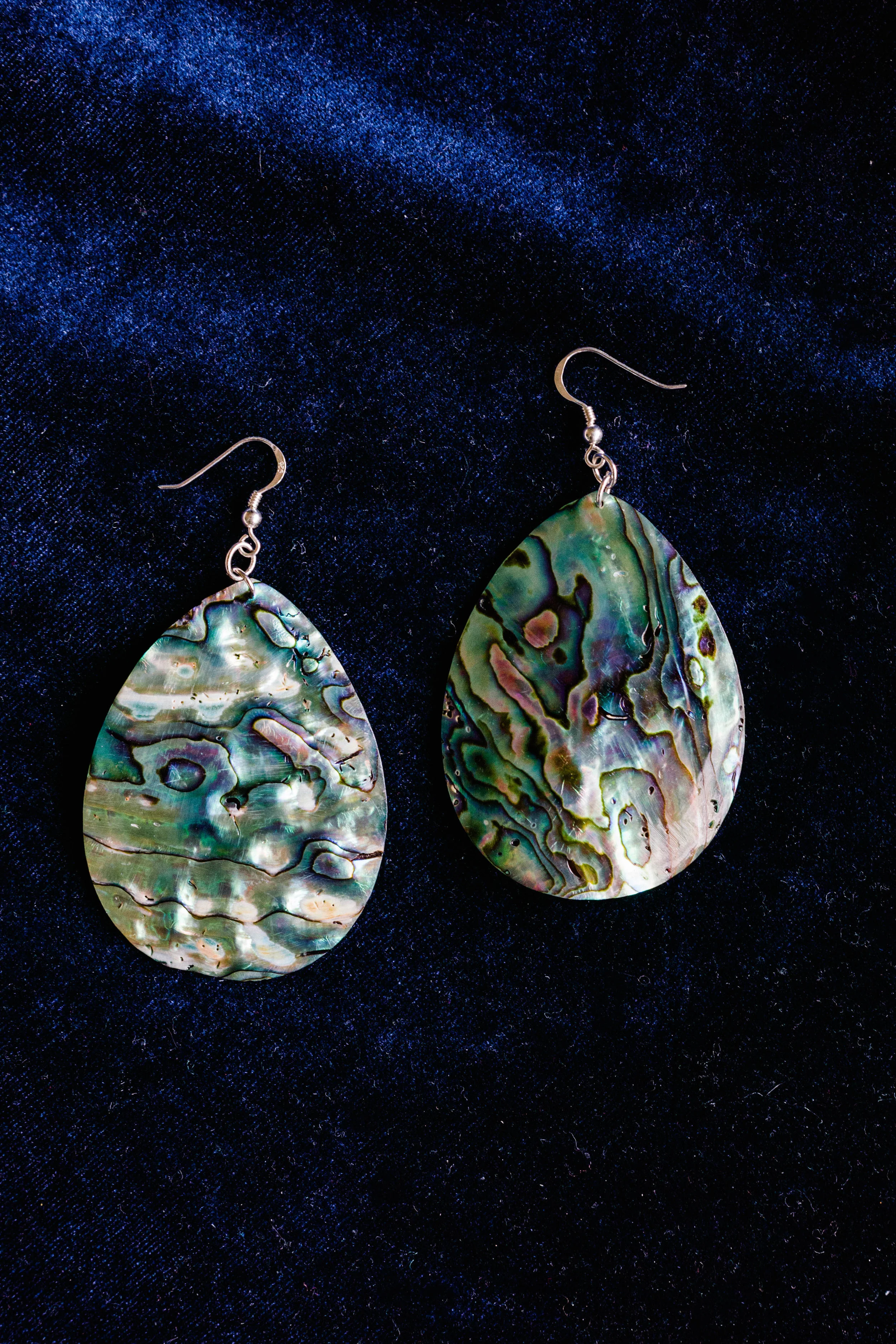Abalone Shell Teardrop Earrings
