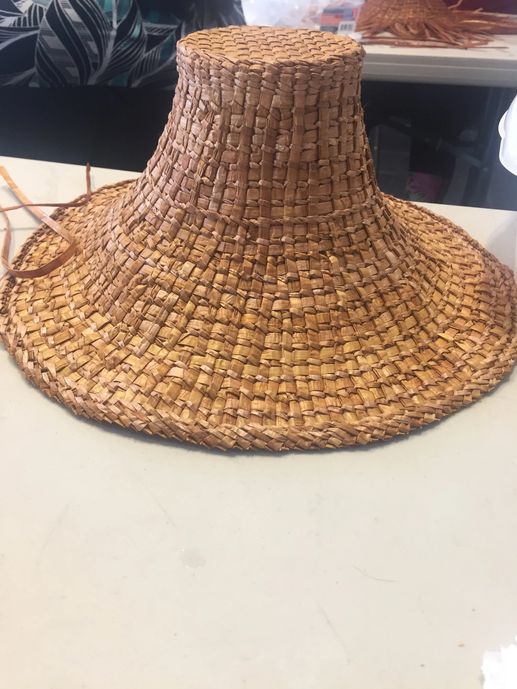 Red cedar woven hat