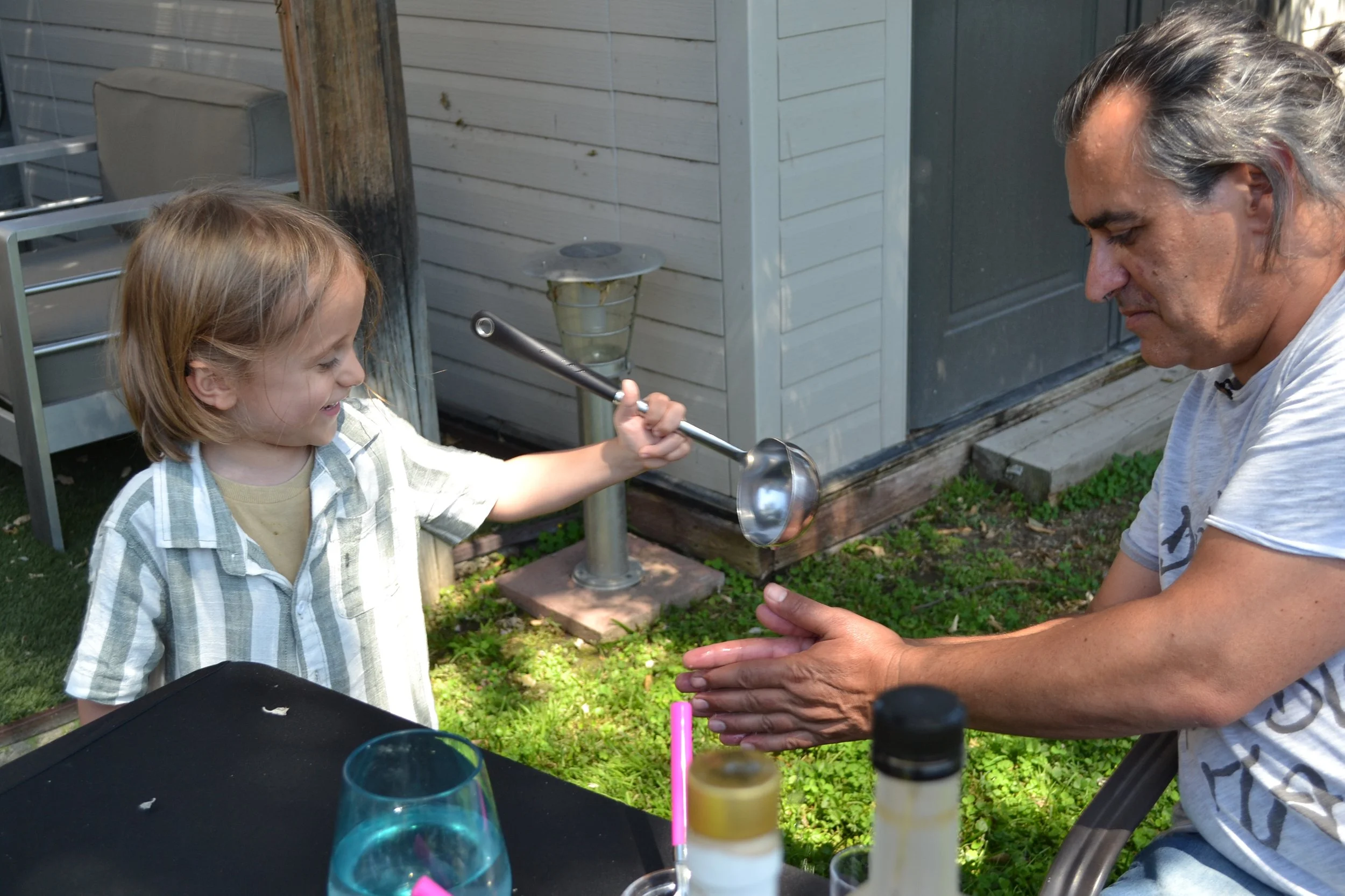  It was wonderful to see the tradition being passed to the next generation. 