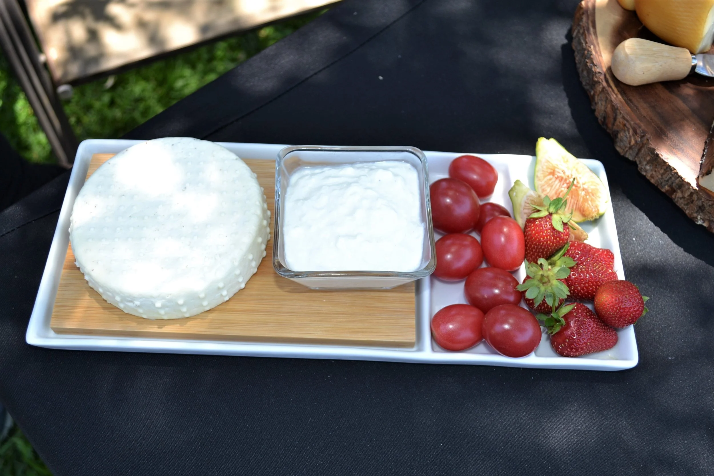  Arianna made two kinds of cheese from scratch. 