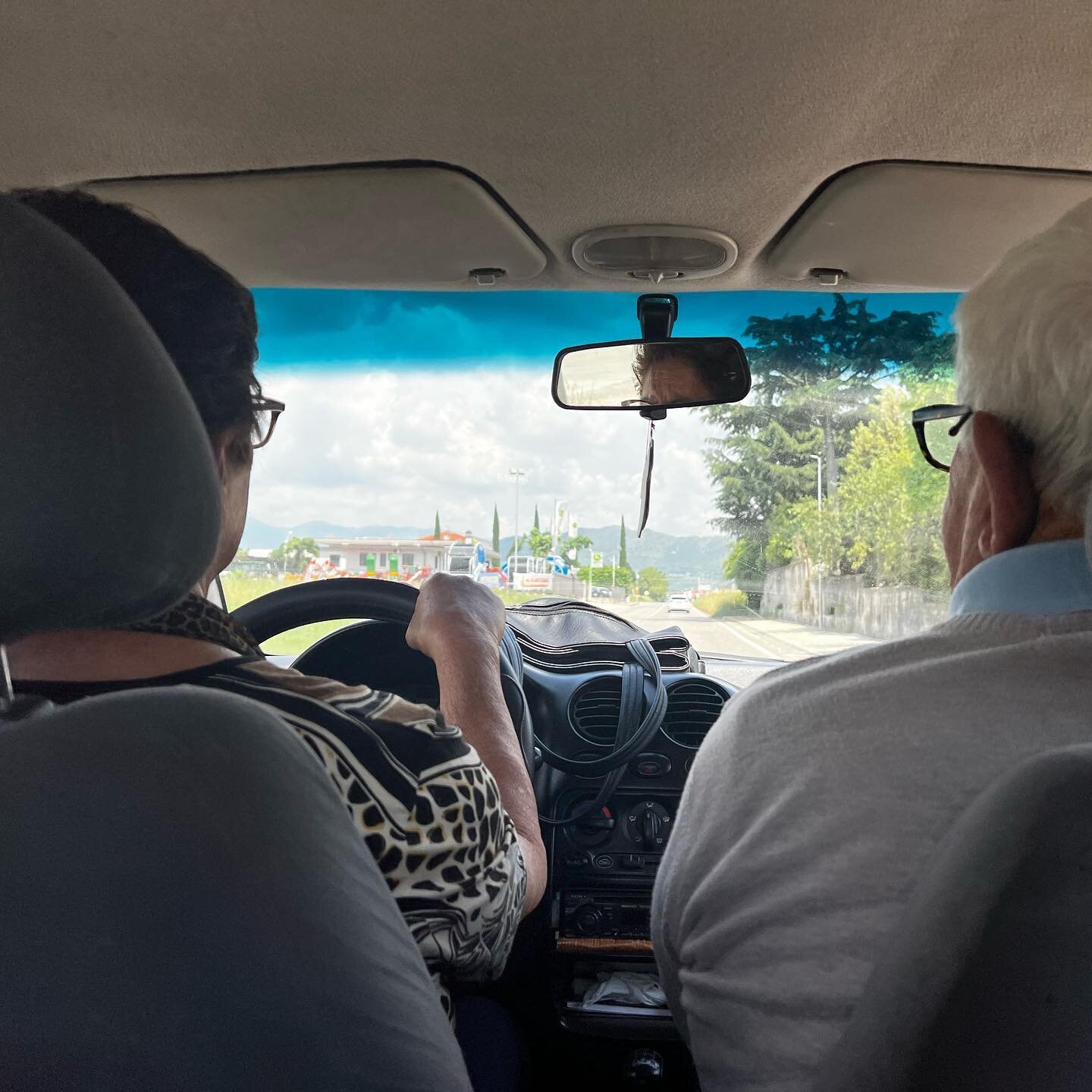 So happy to be with my cousins again! Luigi and Teresa, two of the sweetest people on Earth, picked up my daughter and me at the Vairano-Caianello train station. Always exciting to see my grandfather&rsquo;s hometown, Sant&rsquo;Angelo d&rsquo;Alife,