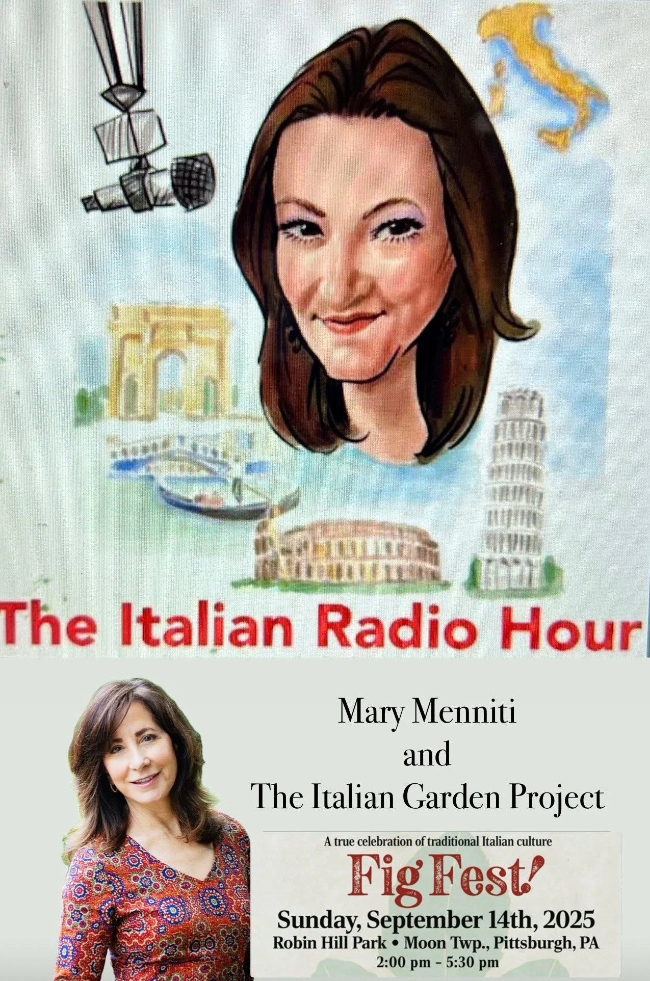 The Italian Radio Hour - The Italian Garden Project and Fig Fest with Mary Menniti