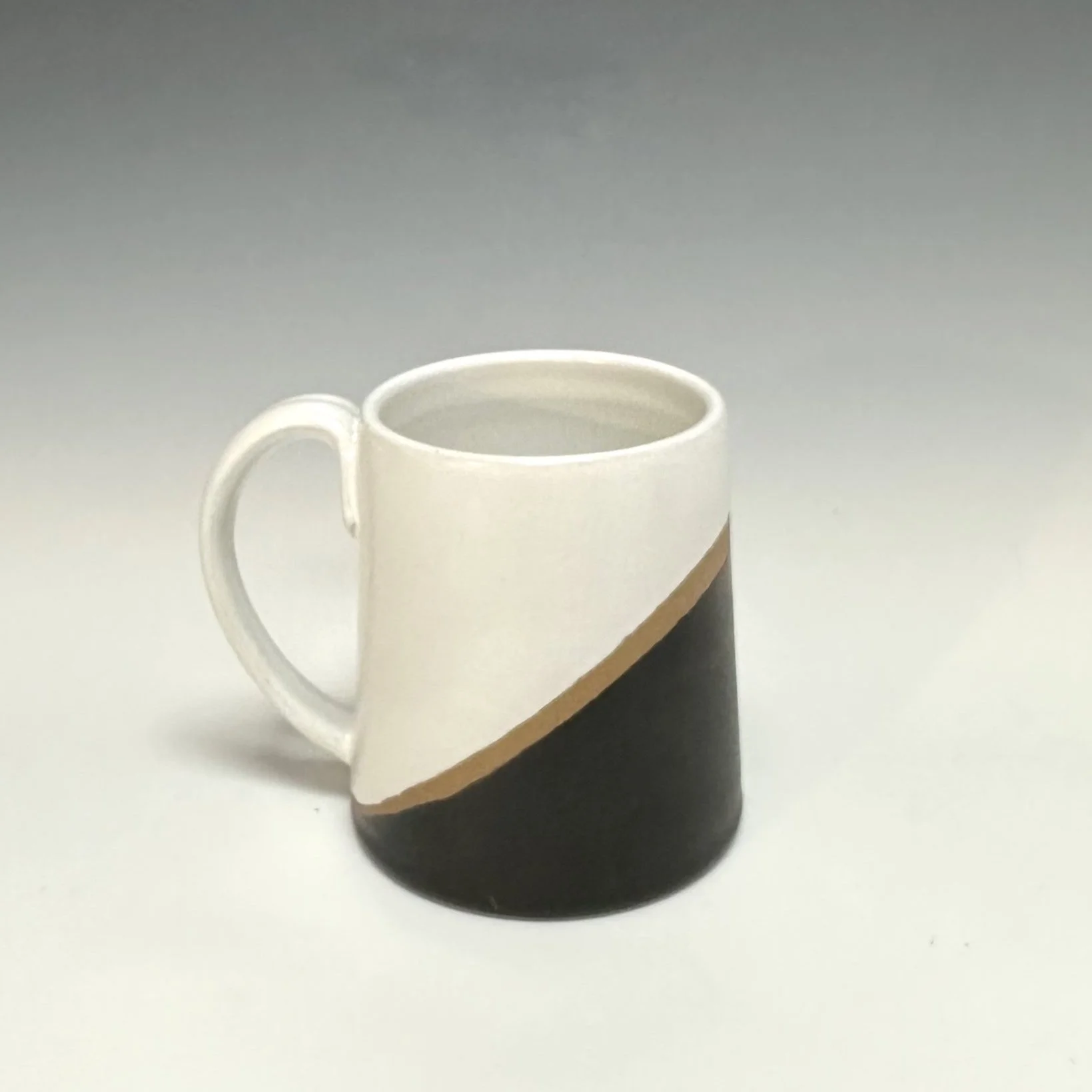 Toasted Black and White Mug