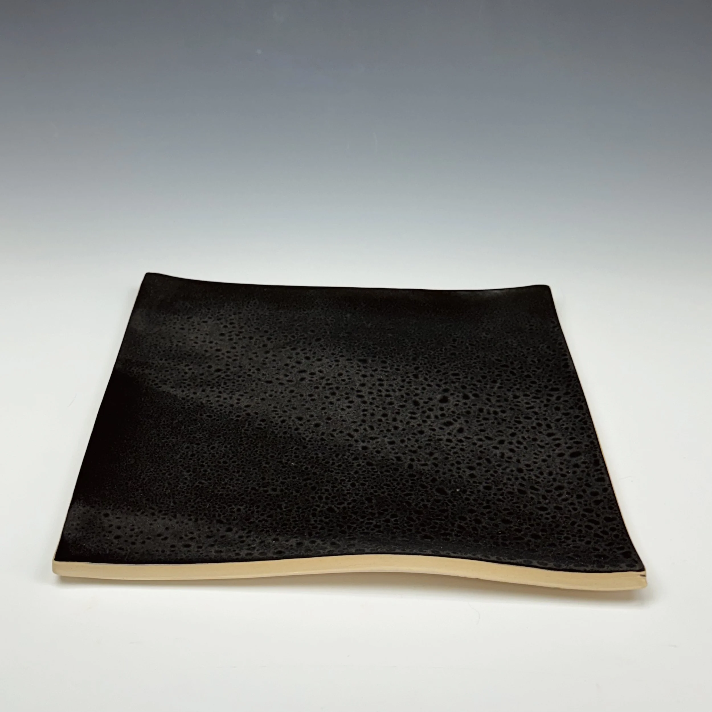 Square Black Serving Platter
