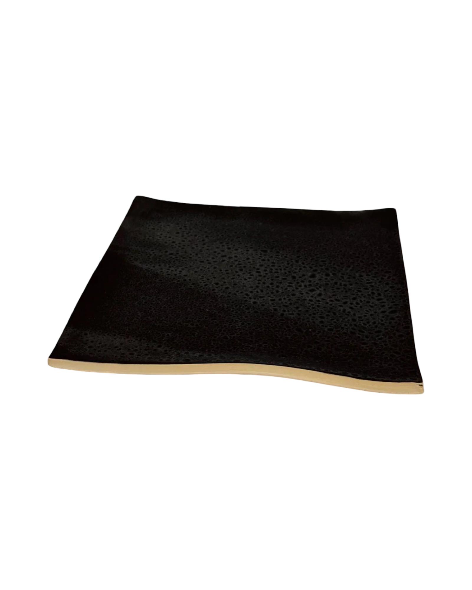 Square Black Serving Platter