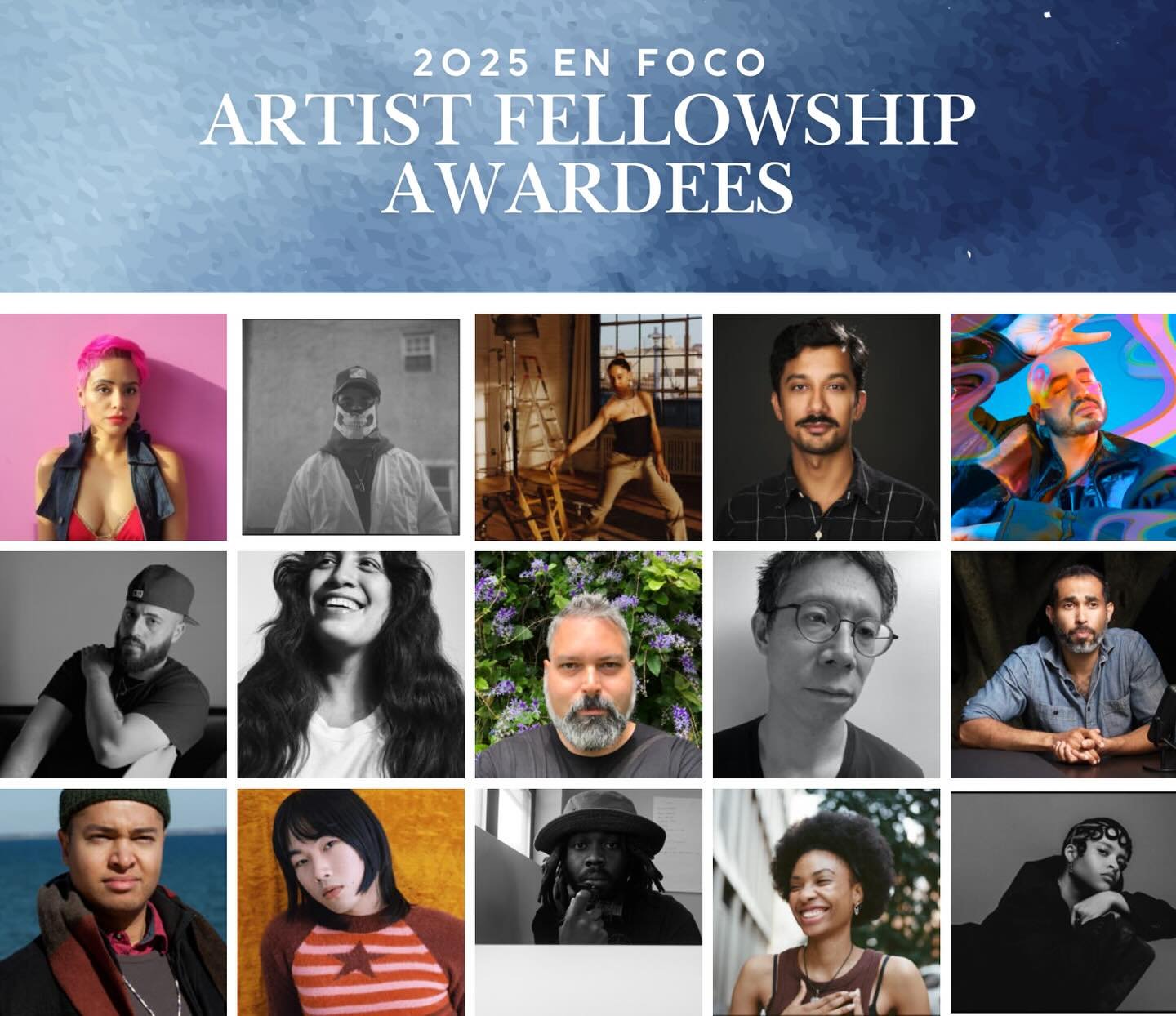 I&rsquo;m happy to announce that I am an @enfocoinc_ Artist Fellow ✨ this cohort of artists is 🔥🙌🏼 En Foco is an amazing organization founded by Boricuas in the Bronx and I am humbled they chose me and believe in my upcoming short film &ldquo;Her 