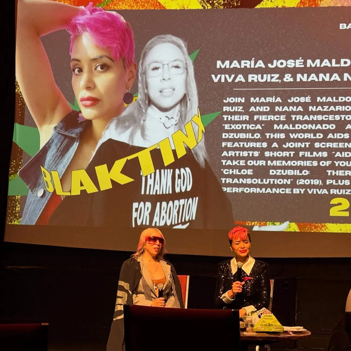 Super late and super love-filled post❤️: I&rsquo;m so happy and proud of the joint screening Viva Ruiz @chocolatinaruiz and I shared at @baadbronx for World AIDS Day to pay tribute to our trans beloveds, Bianca &ldquo;Exotica&rdquo; Maldonado and Chl
