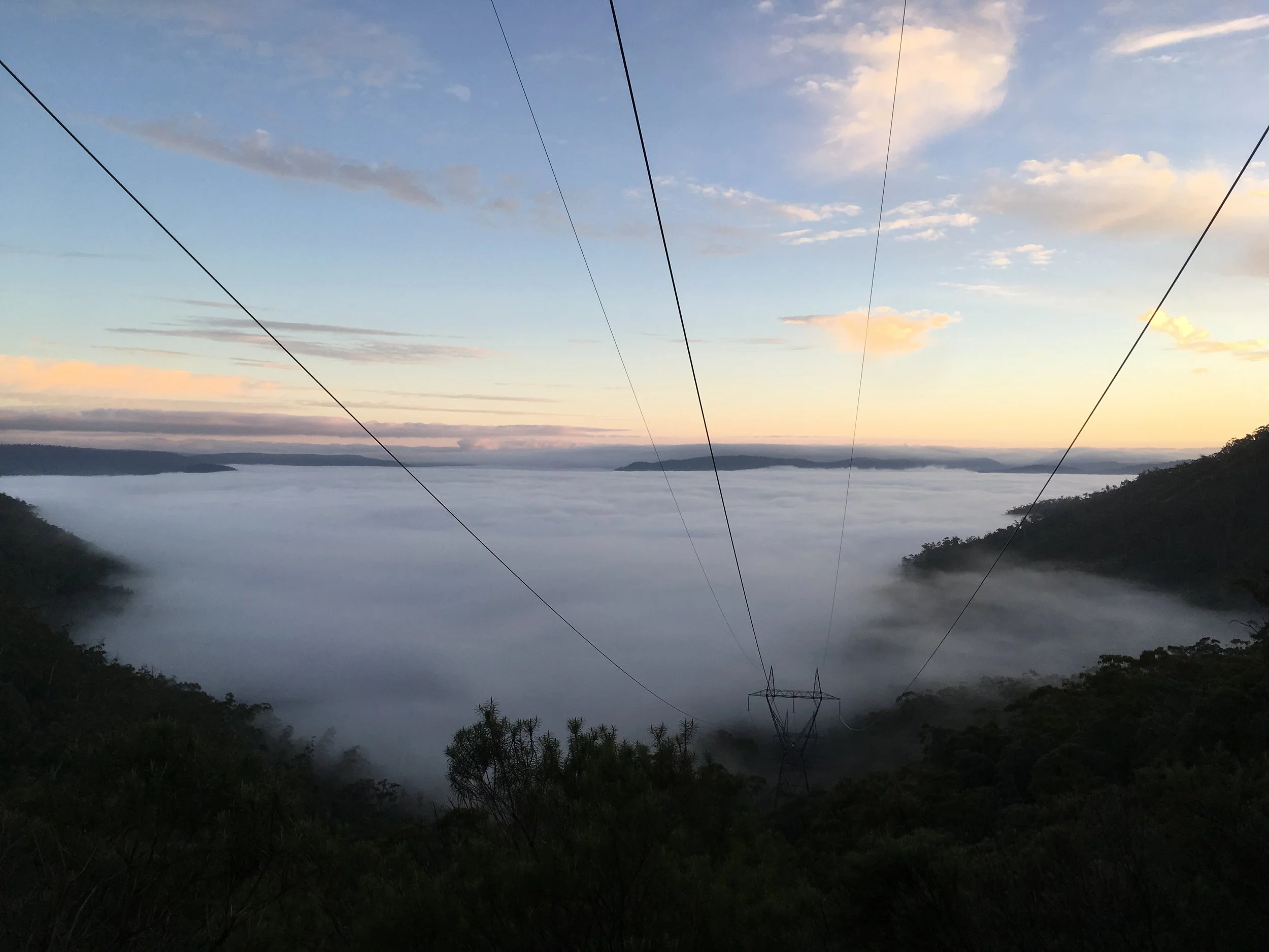 Foggy conditions, Lobs Hole