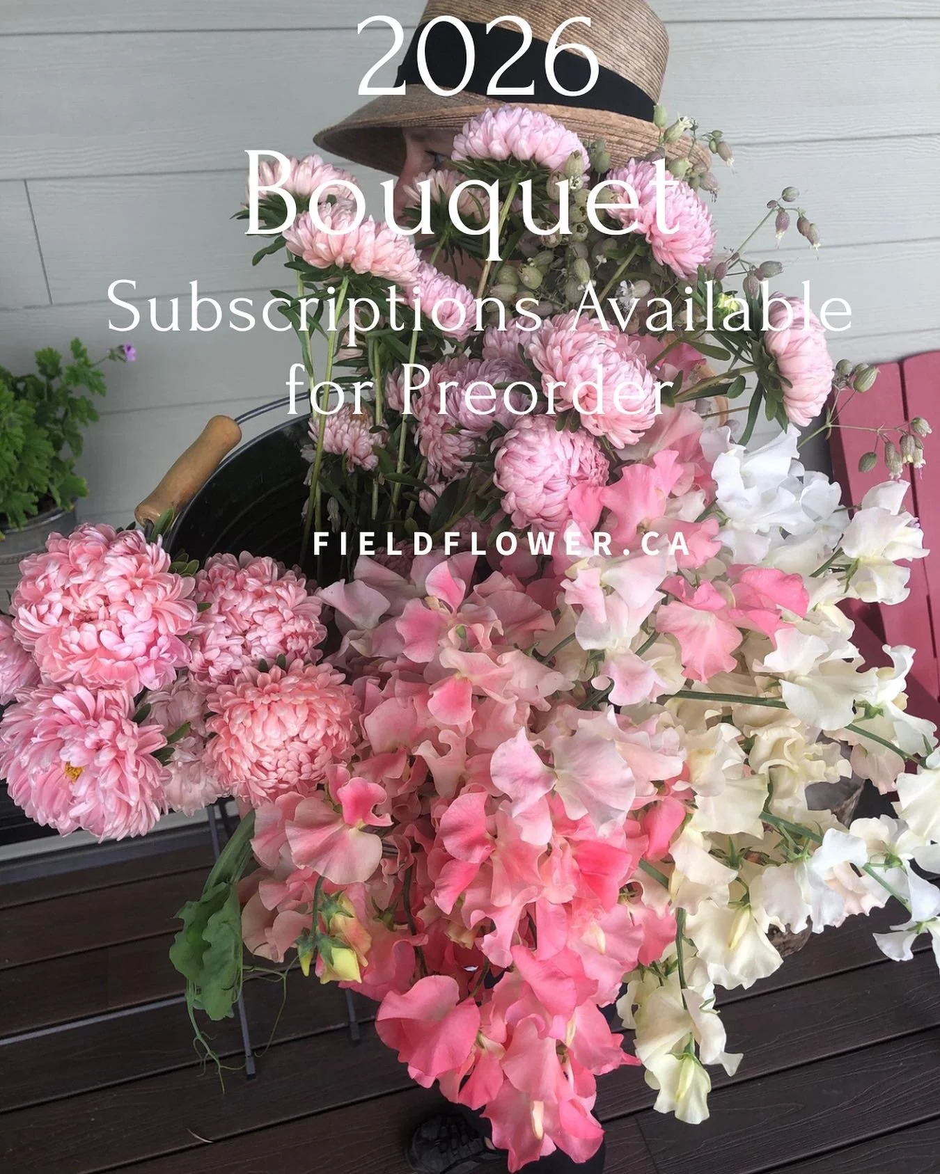 Visit our website, fieldflower.ca, for details about our 2026 flower subscriptions.