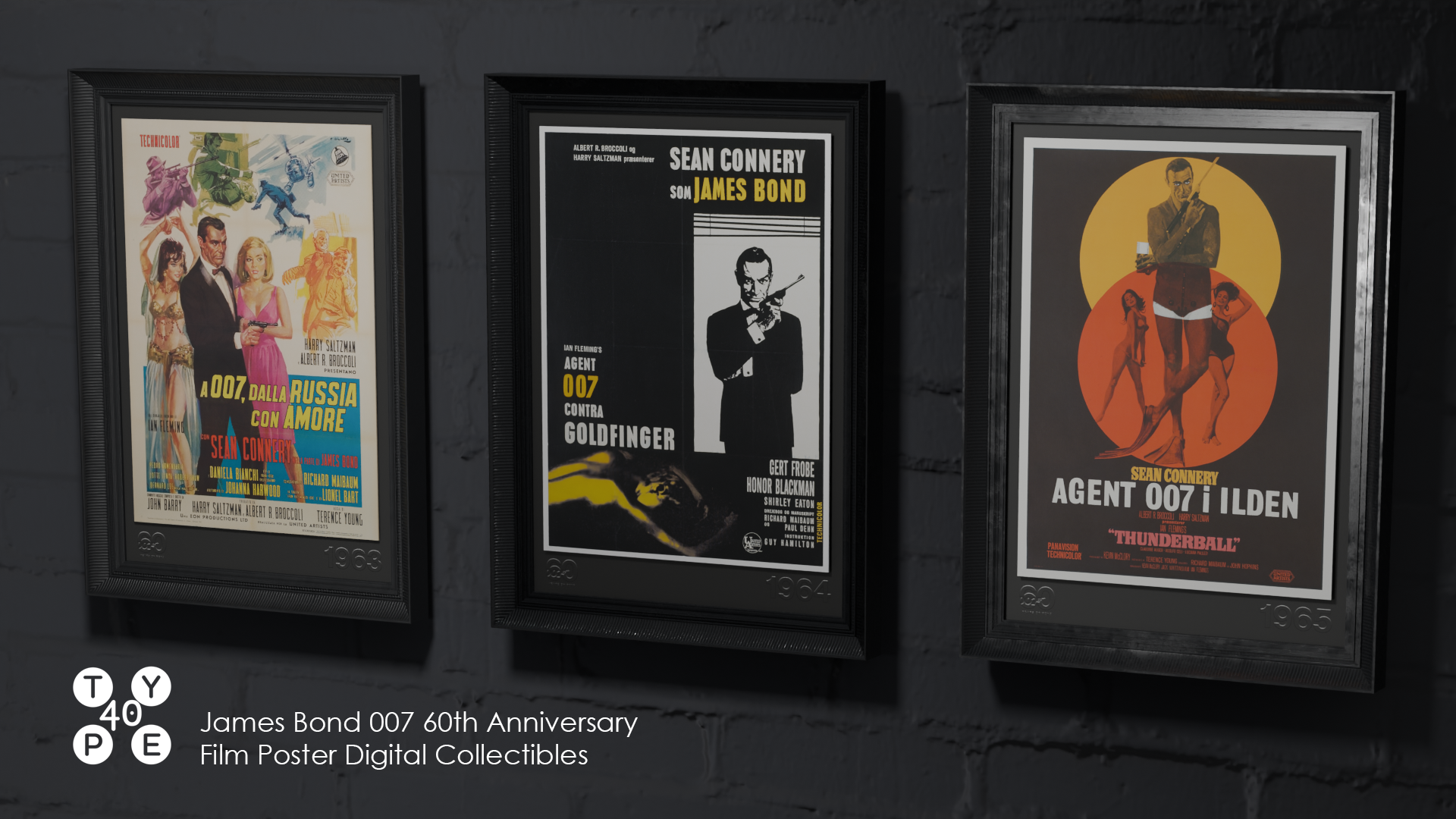 James Bond 007 60th Anniversary - Digital Collectibles