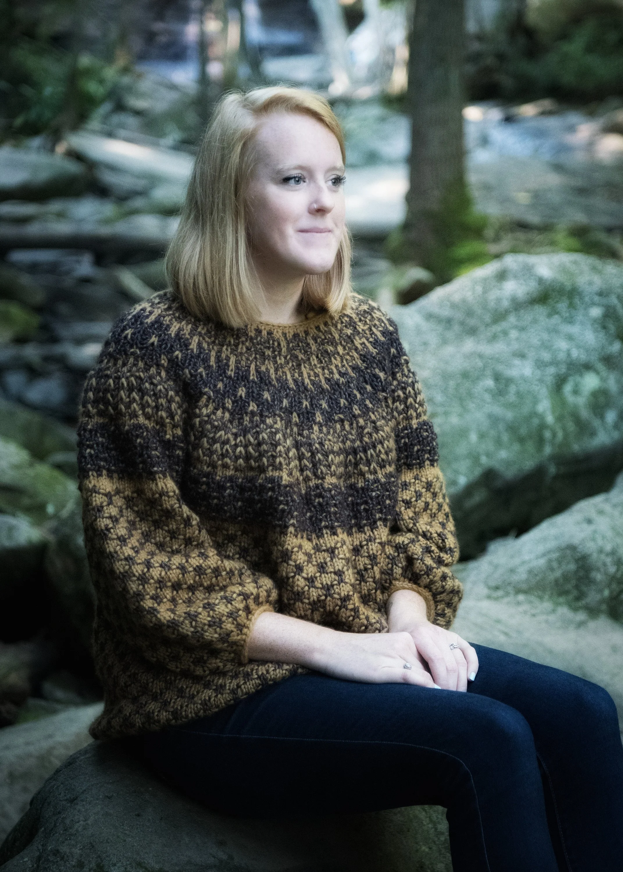 Yoke Sweater - Mosaic Knitting Pattern