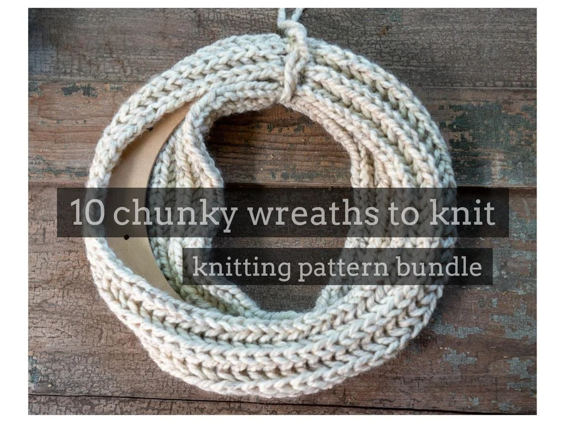 Knitting Pattern: Wreaths to Knit - DIY